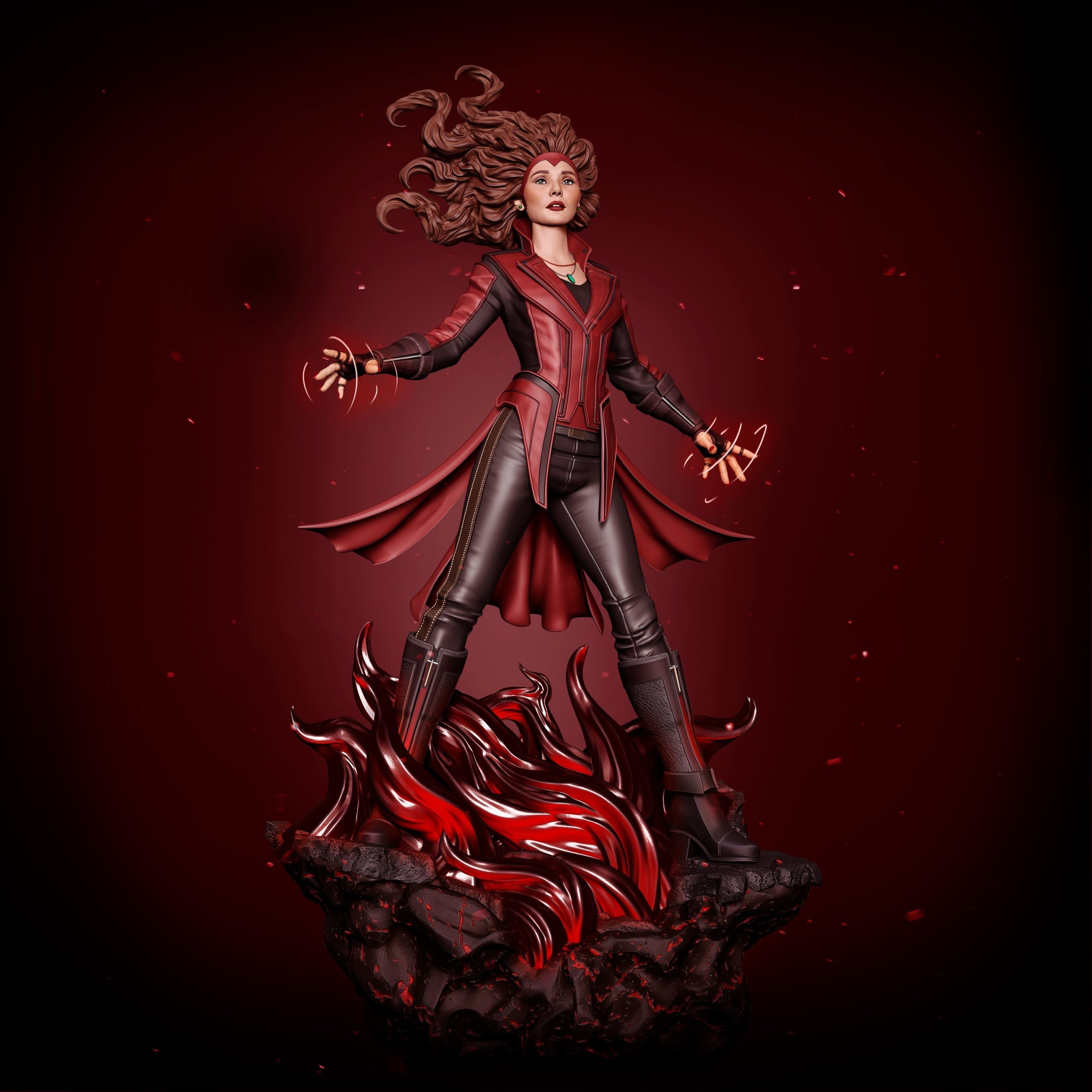 Fichier STL Scarlet witch - Marvel