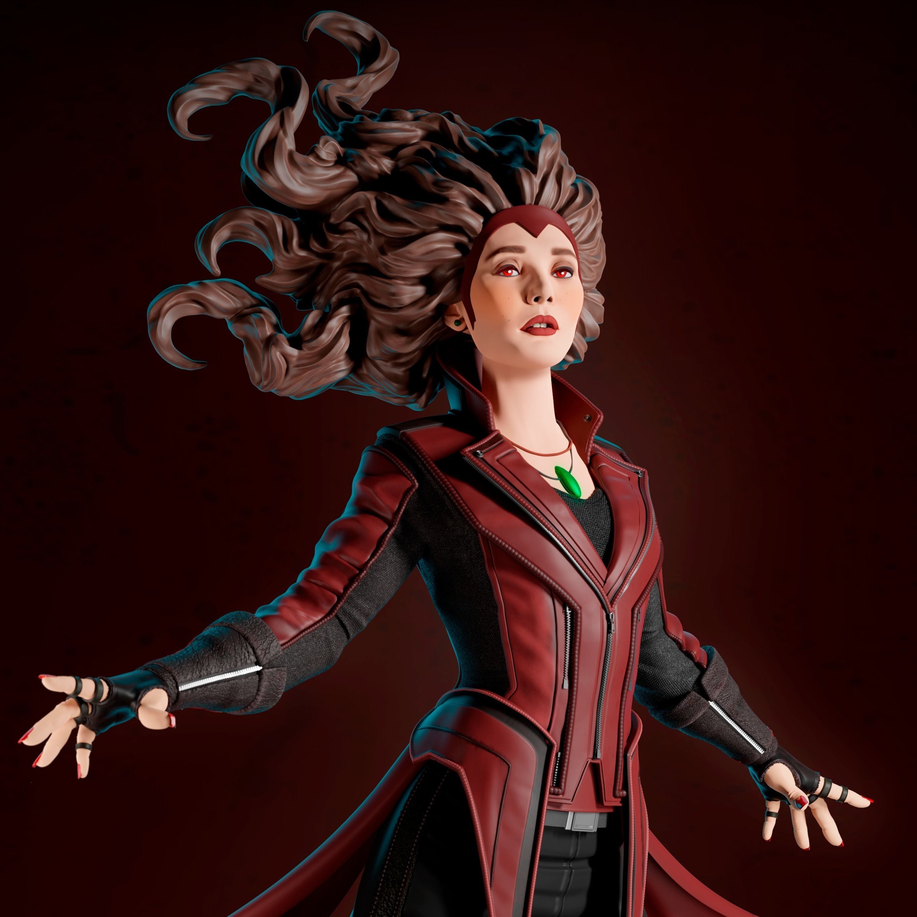 Fichier STL Scarlet witch - Marvel
