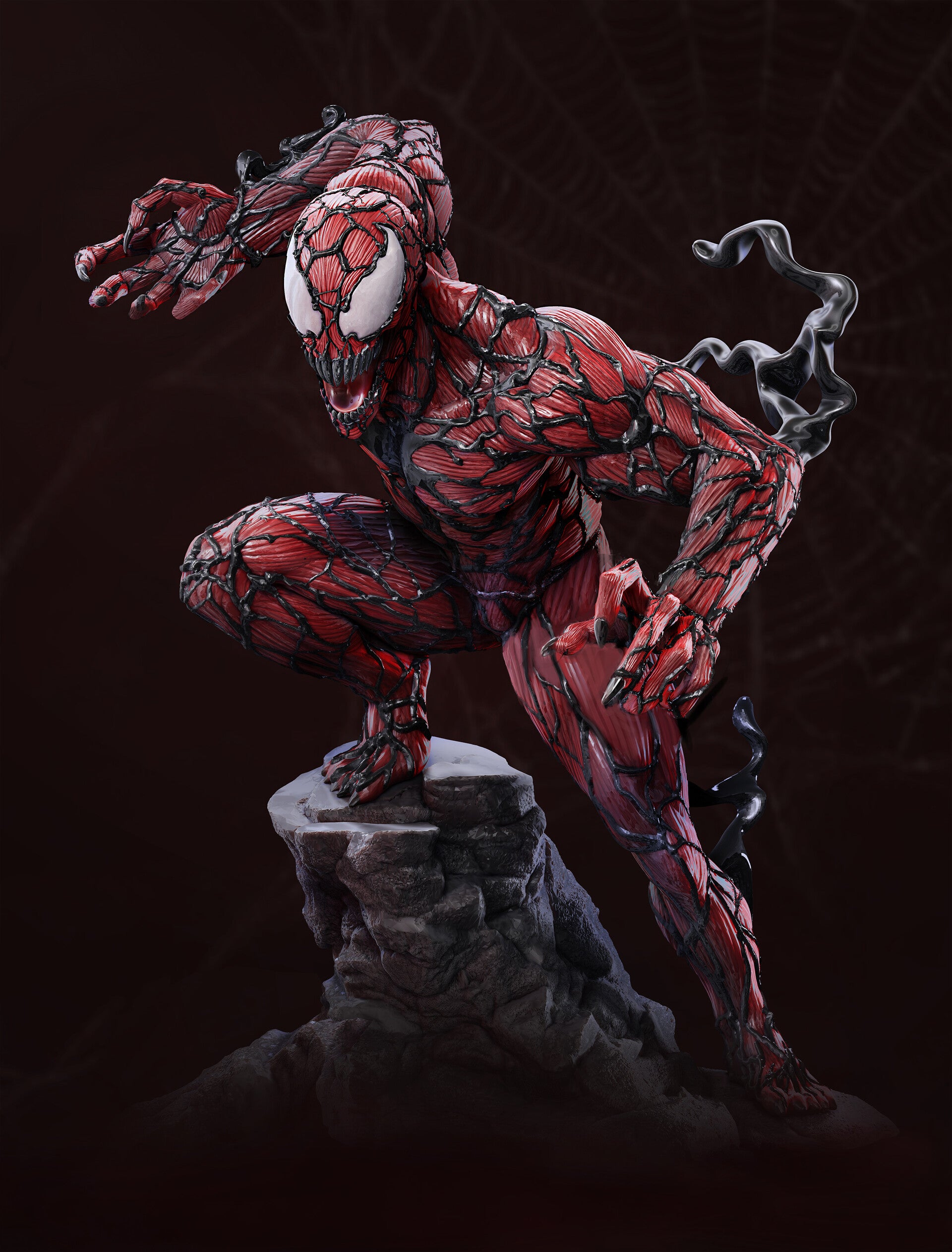 Fichier STL  Carnage - spider man - Marvel
