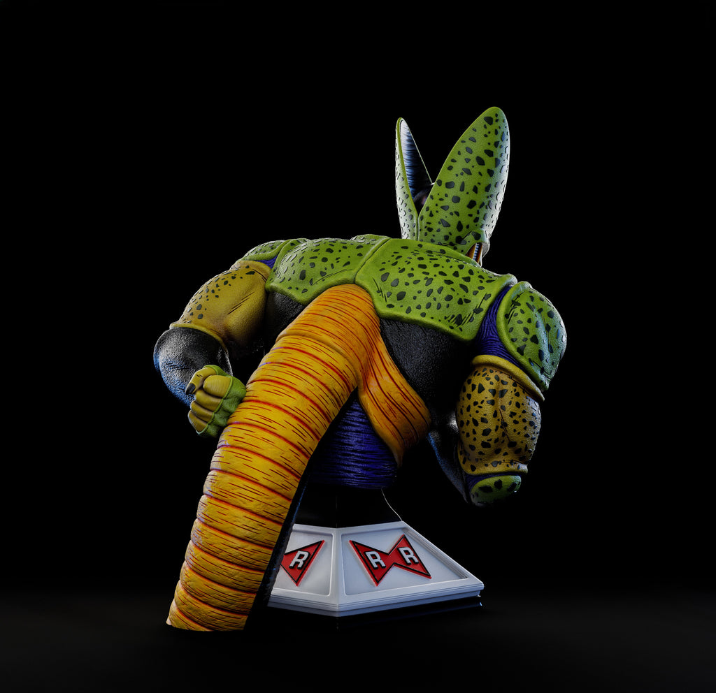 Buste Cell Forme Parfaite – Dragon Ball Z – Statue Résine 3D Haute Définition