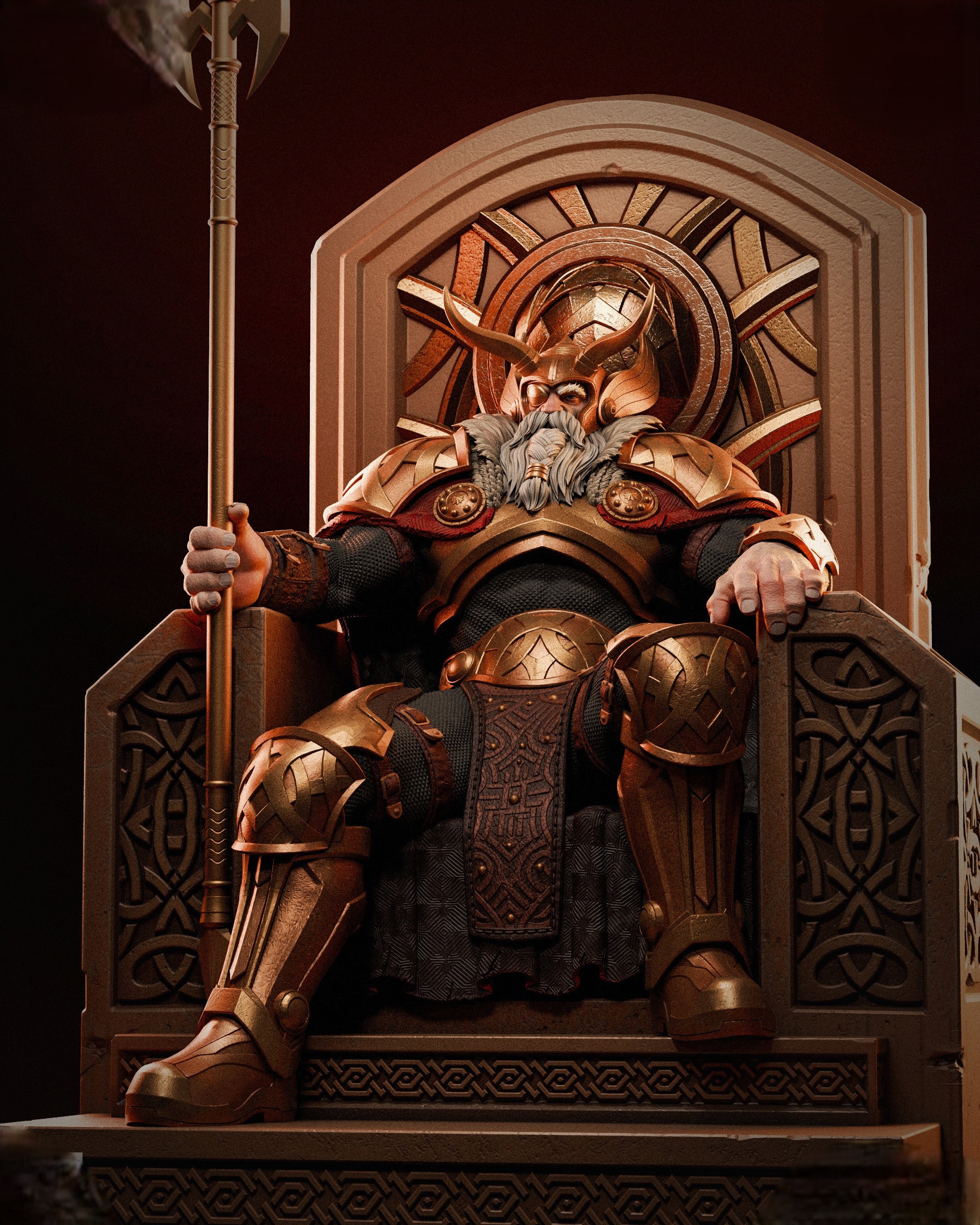 Figurine Odin – Statue Collector Inspirée du Père de Tous