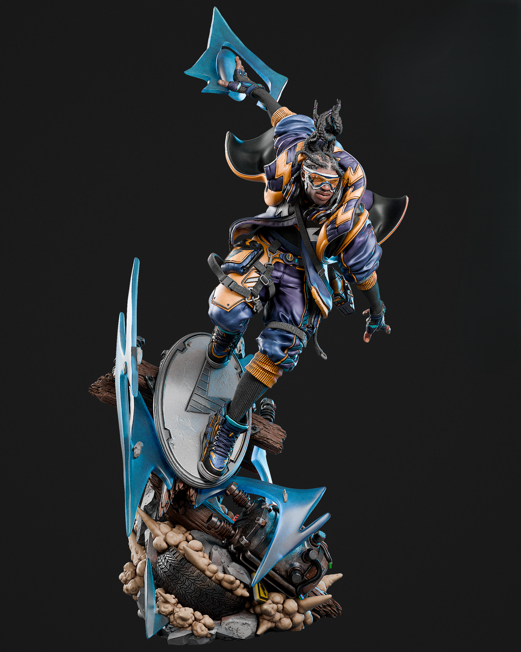 Figurine Static Shock