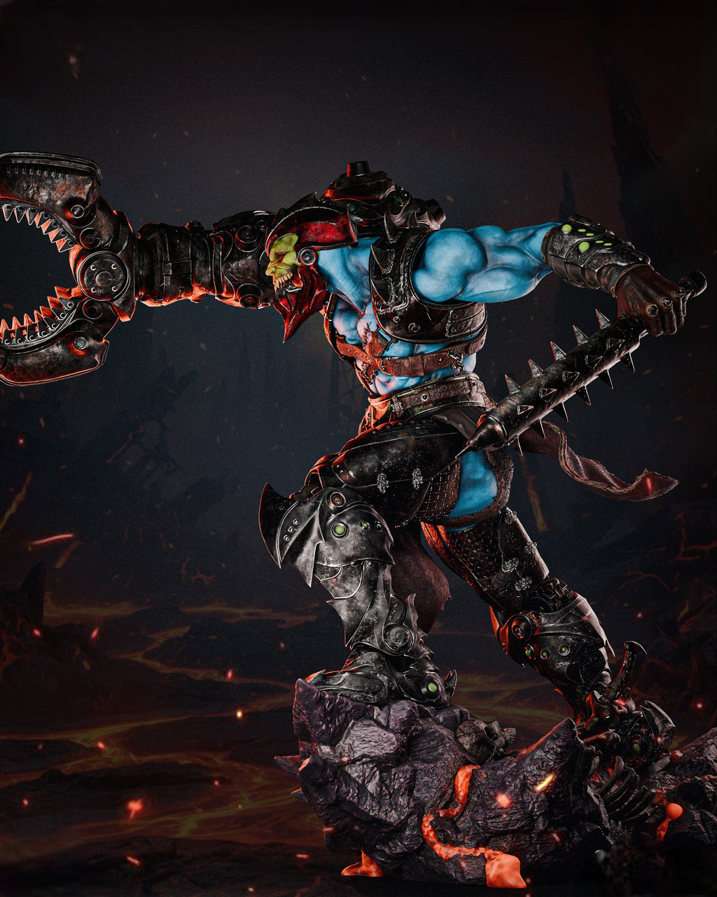 Figurine Trap Jaw – Masters of the Universe | Statue de Collection en Résine IR3D