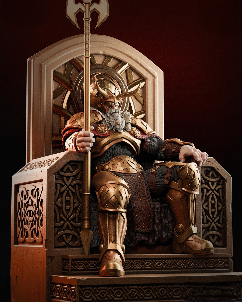 Figurine Odin – Statue Collector Inspirée du Père de Tous