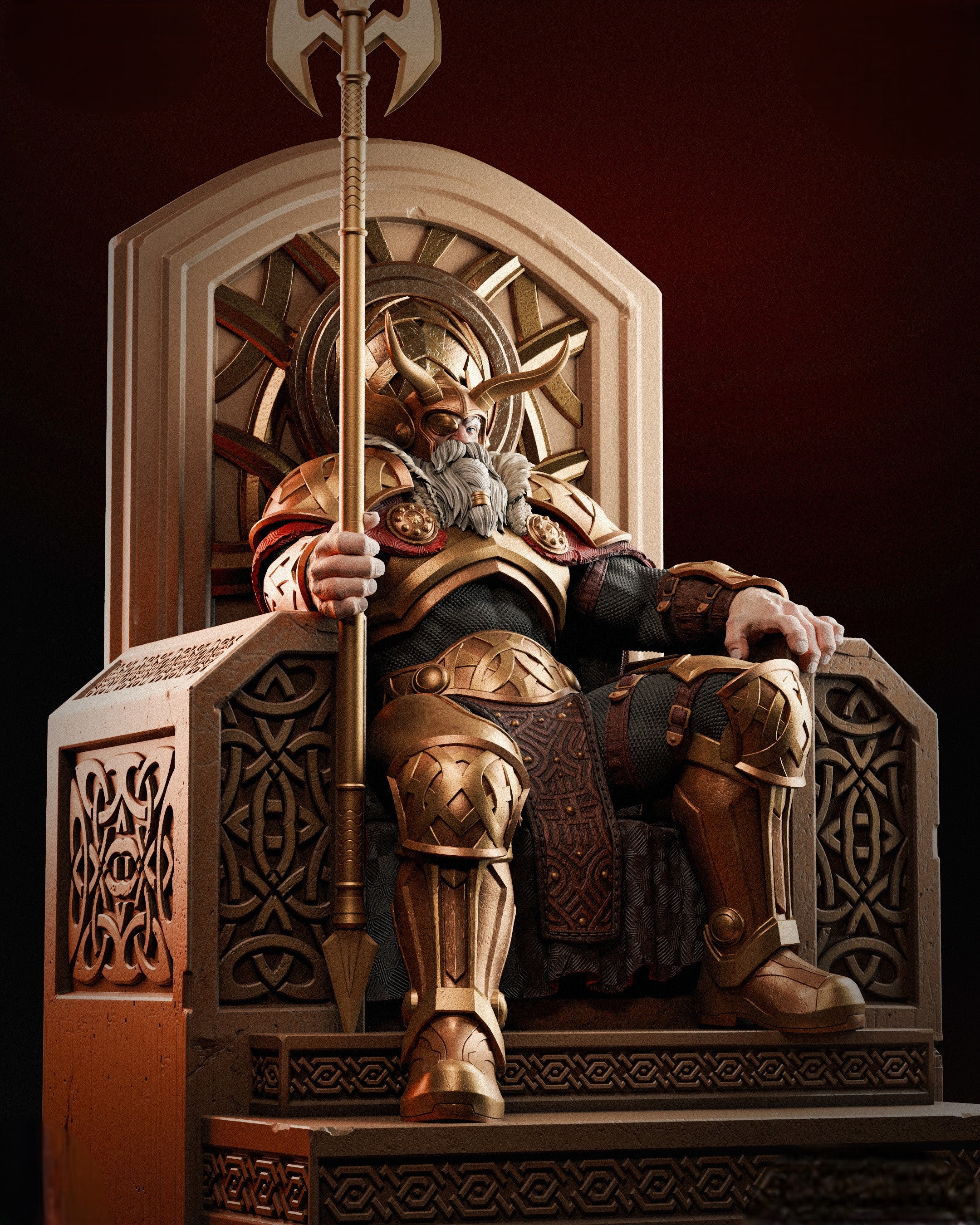 Figurine Odin – Statue Collector Inspirée du Père de Tous