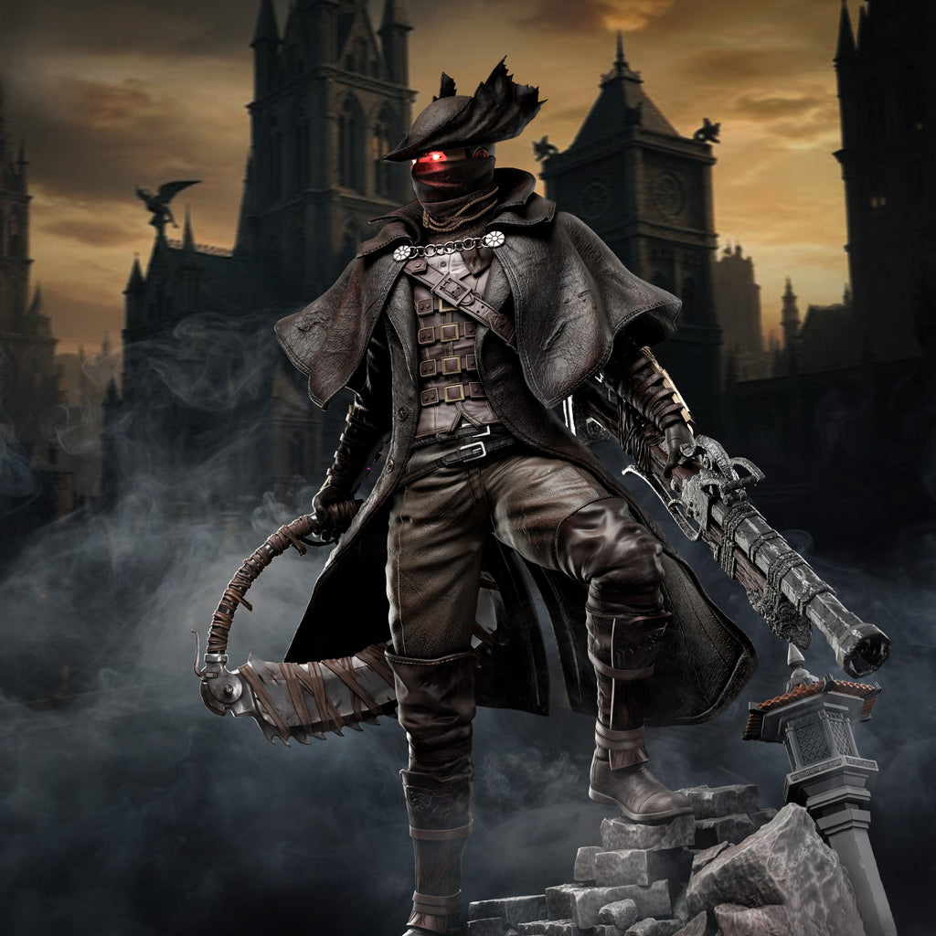 Figurine The Hunter Bloodborne – Statue 3D Dark Gothic Premium – Chasseur de Yharnam – Figurine Gaming Collection
