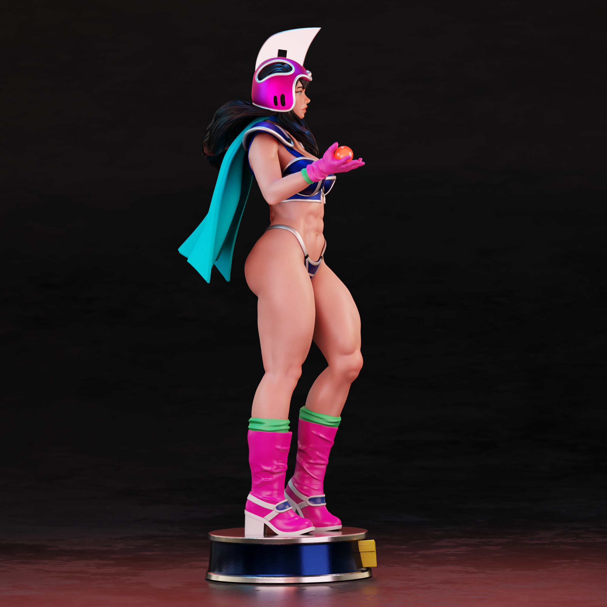 Black Window Figurine