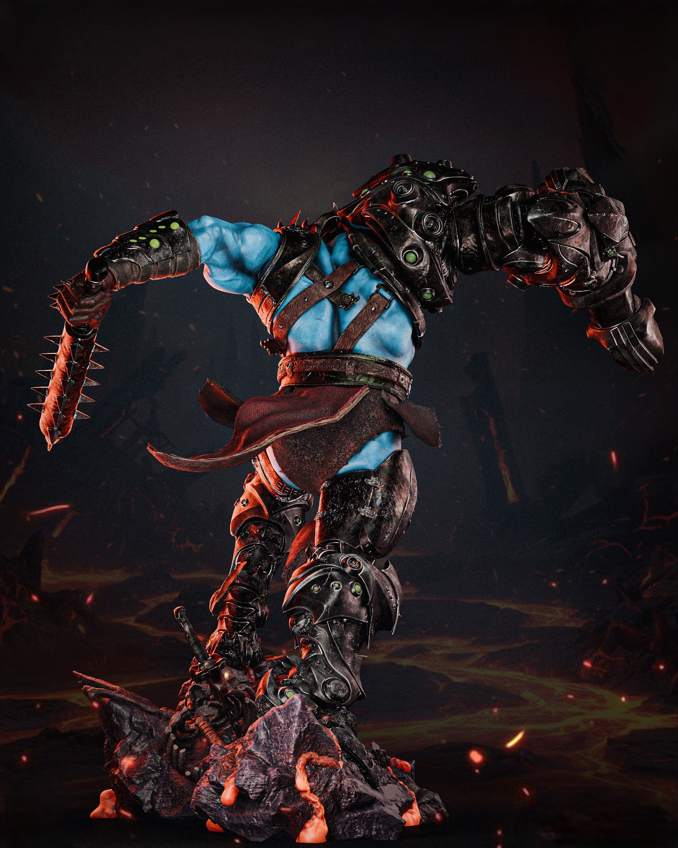 Figurine Trap Jaw – Masters of the Universe | Statue de Collection en Résine IR3D