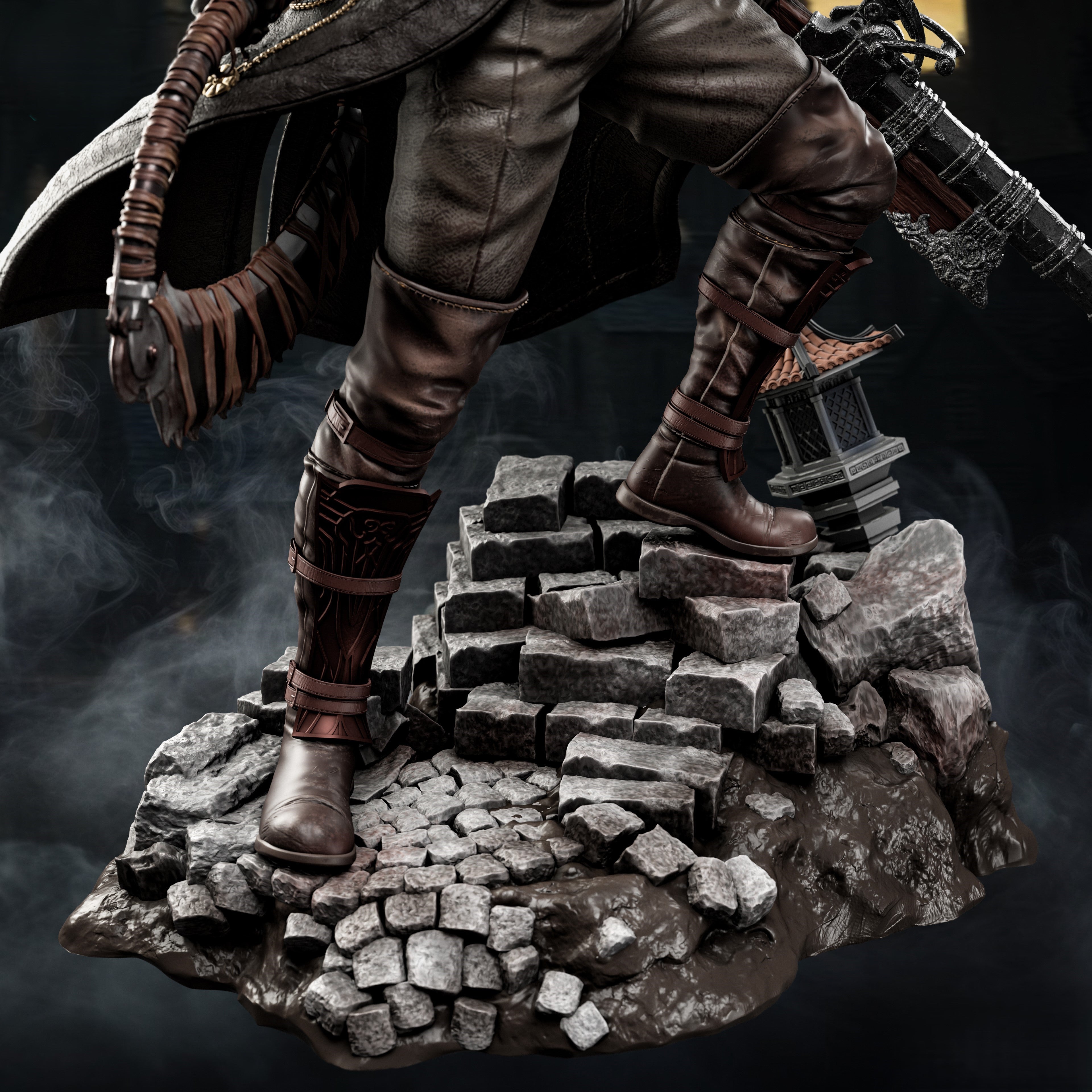 Figurine The Hunter Bloodborne – Statue 3D Dark Gothic Premium – Chasseur de Yharnam – Figurine Gaming Collection
