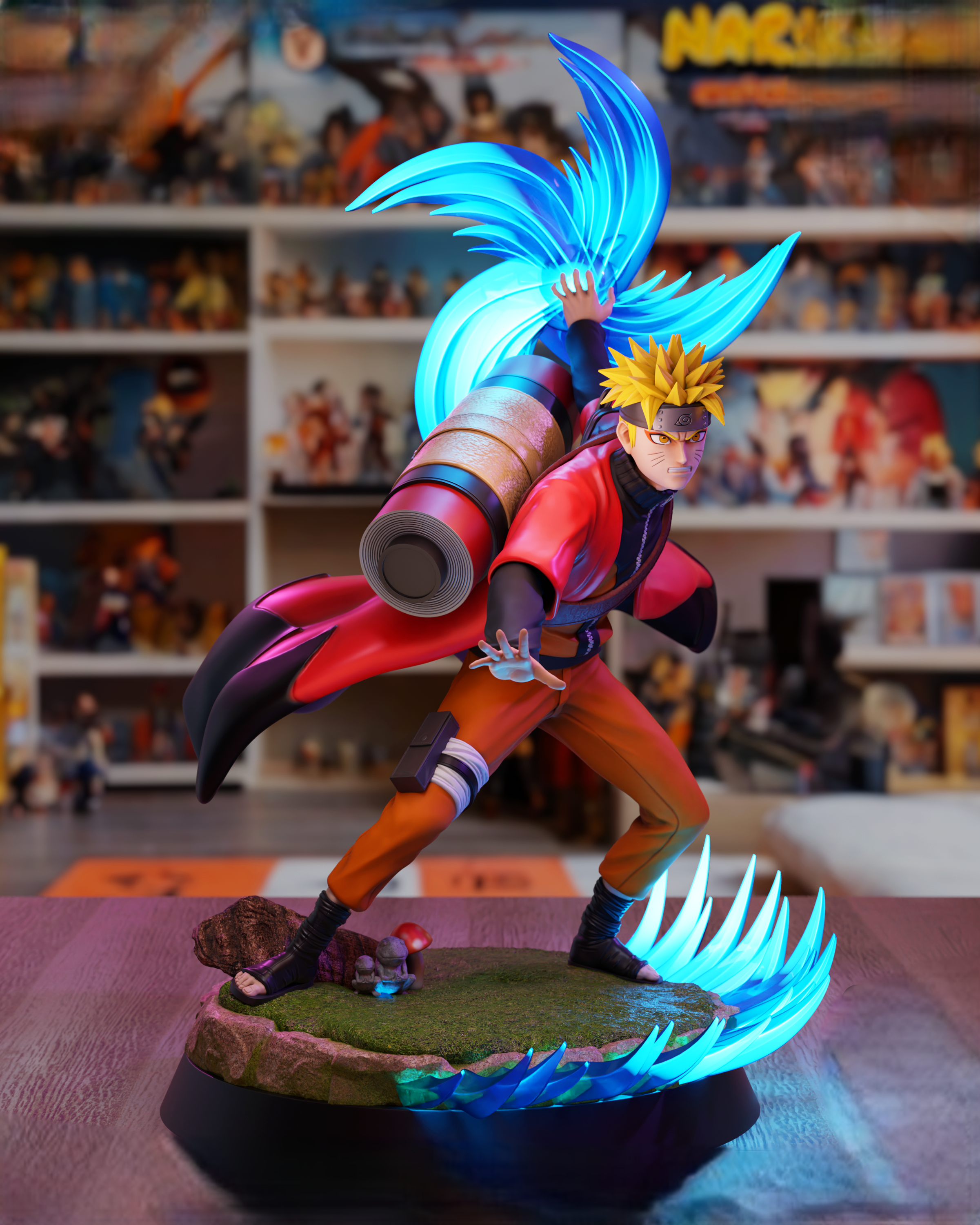 Figurine Naruto Uzumaki - Manga - IR3D