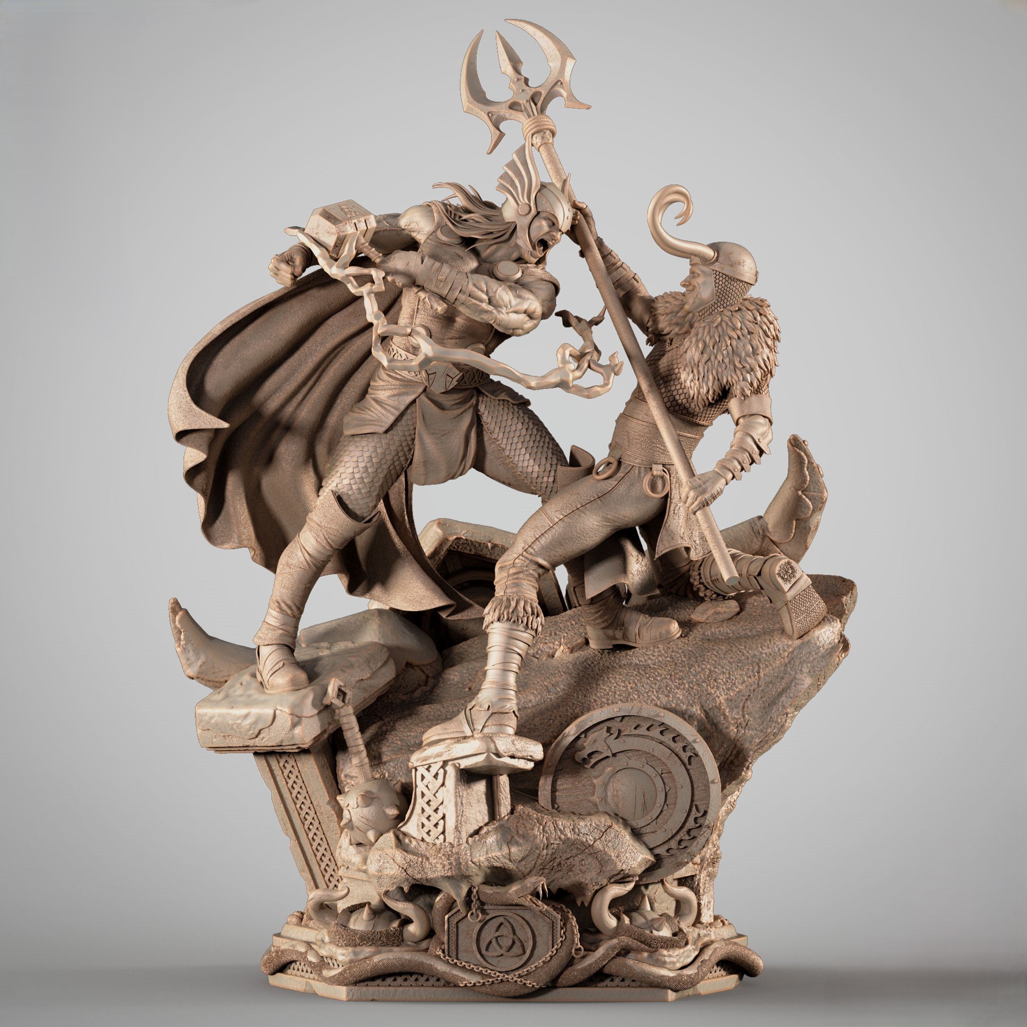 Figurine Thor and Loki - IR3D