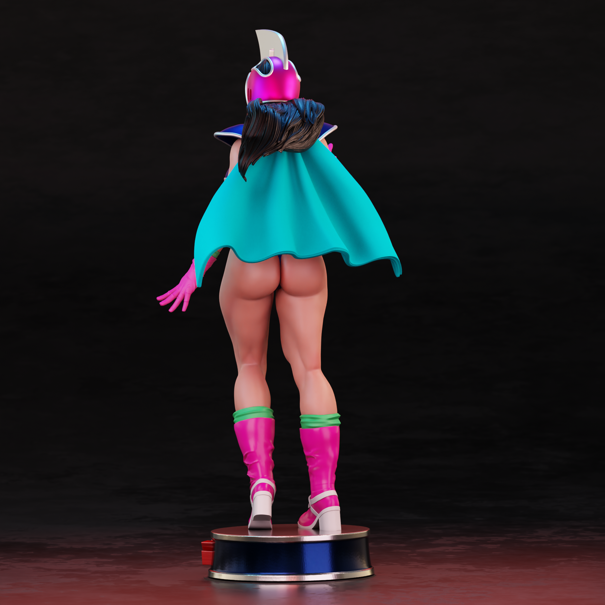 Black Window Figurine