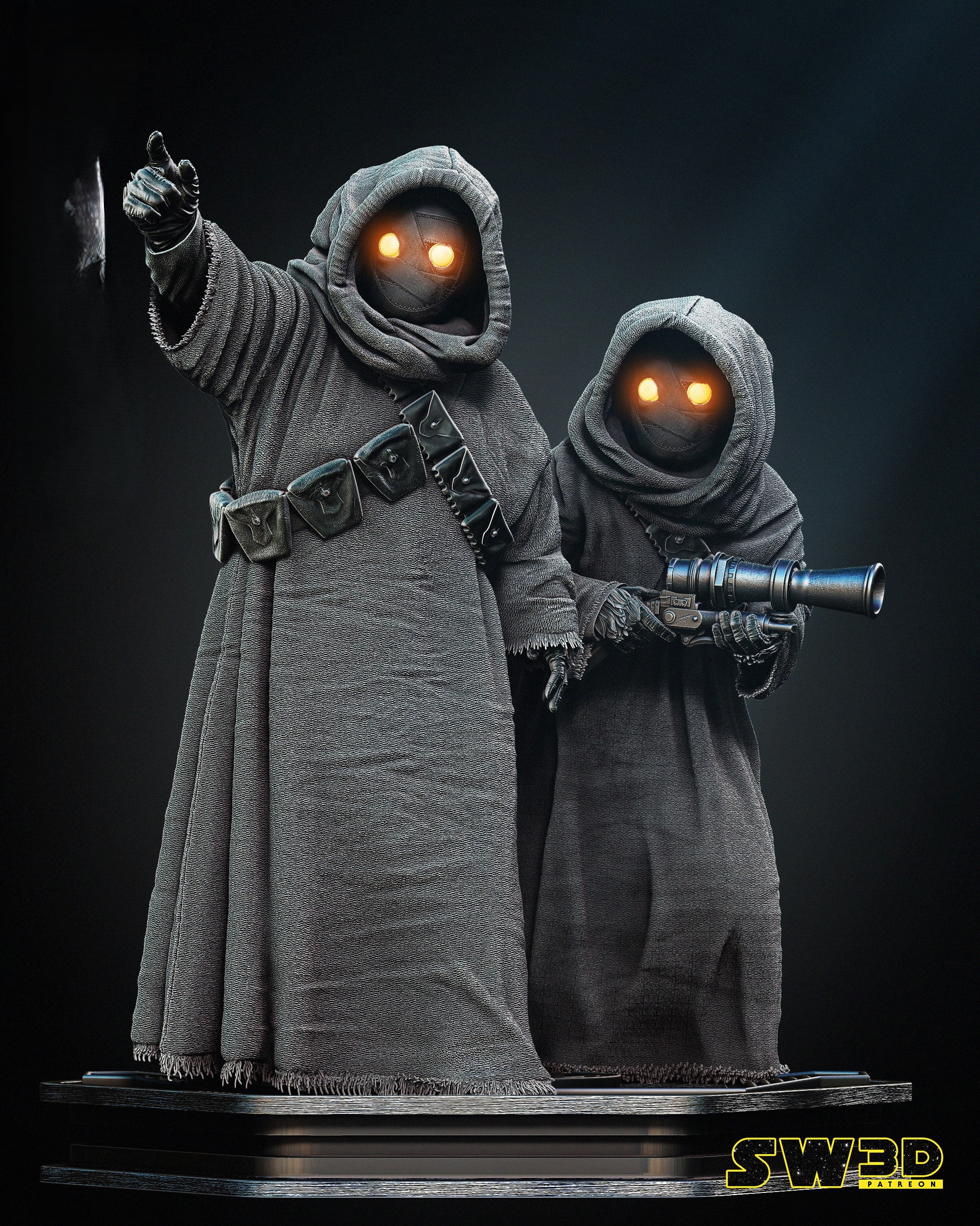 Figurine Jawas – Statue Collector Star Wars