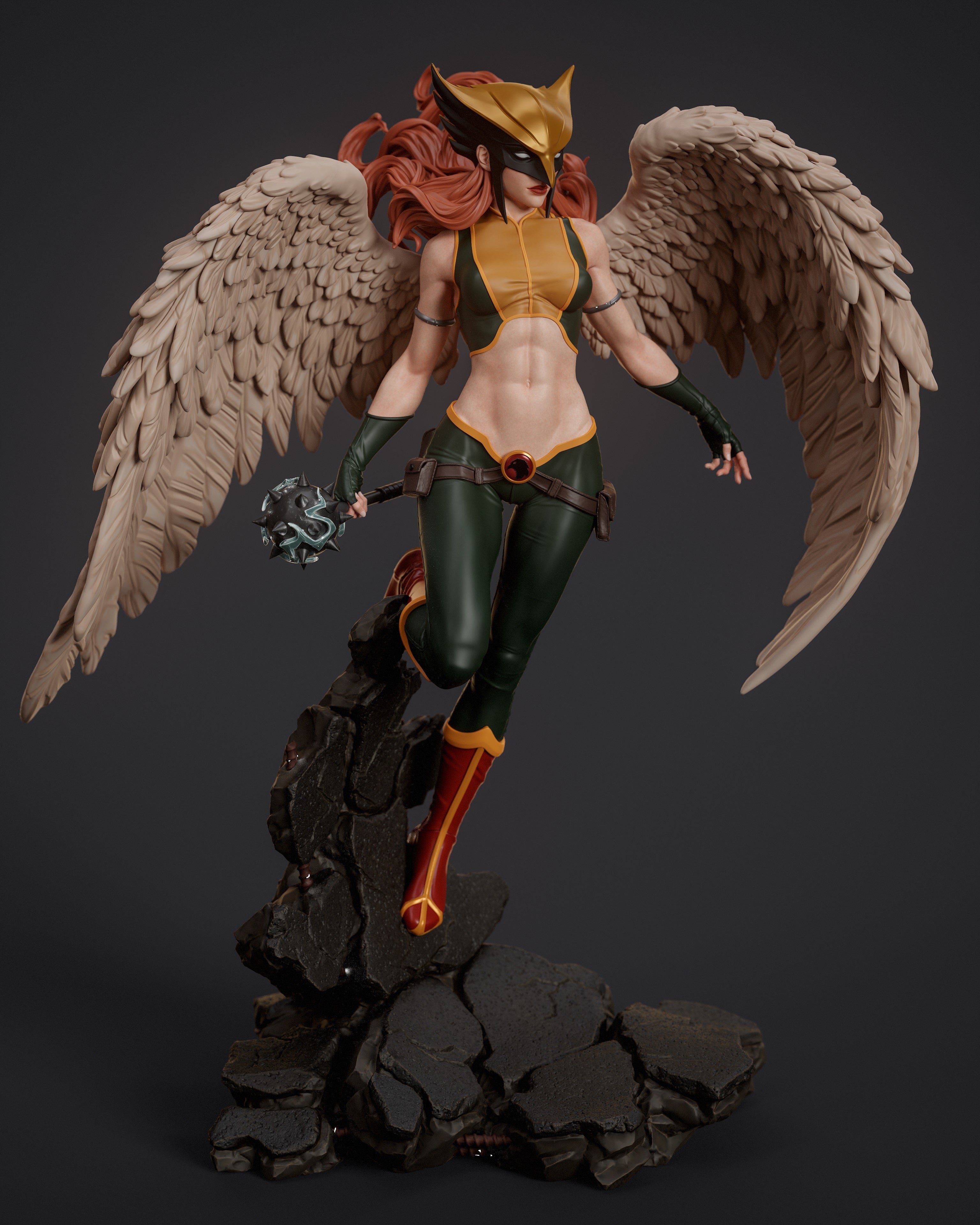 Figurine Hawkgirl - IR3D