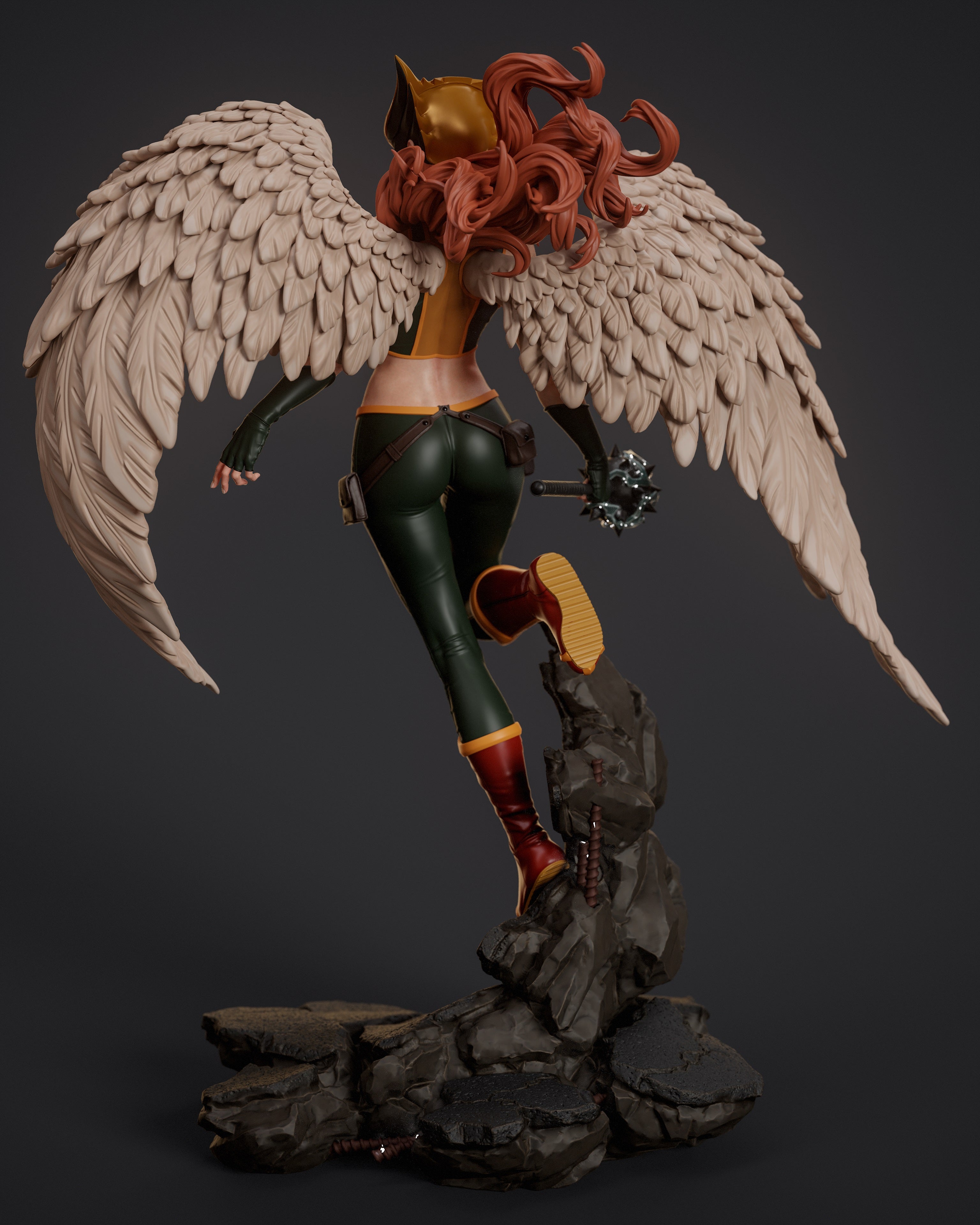 Figurine Hawkgirl - IR3D