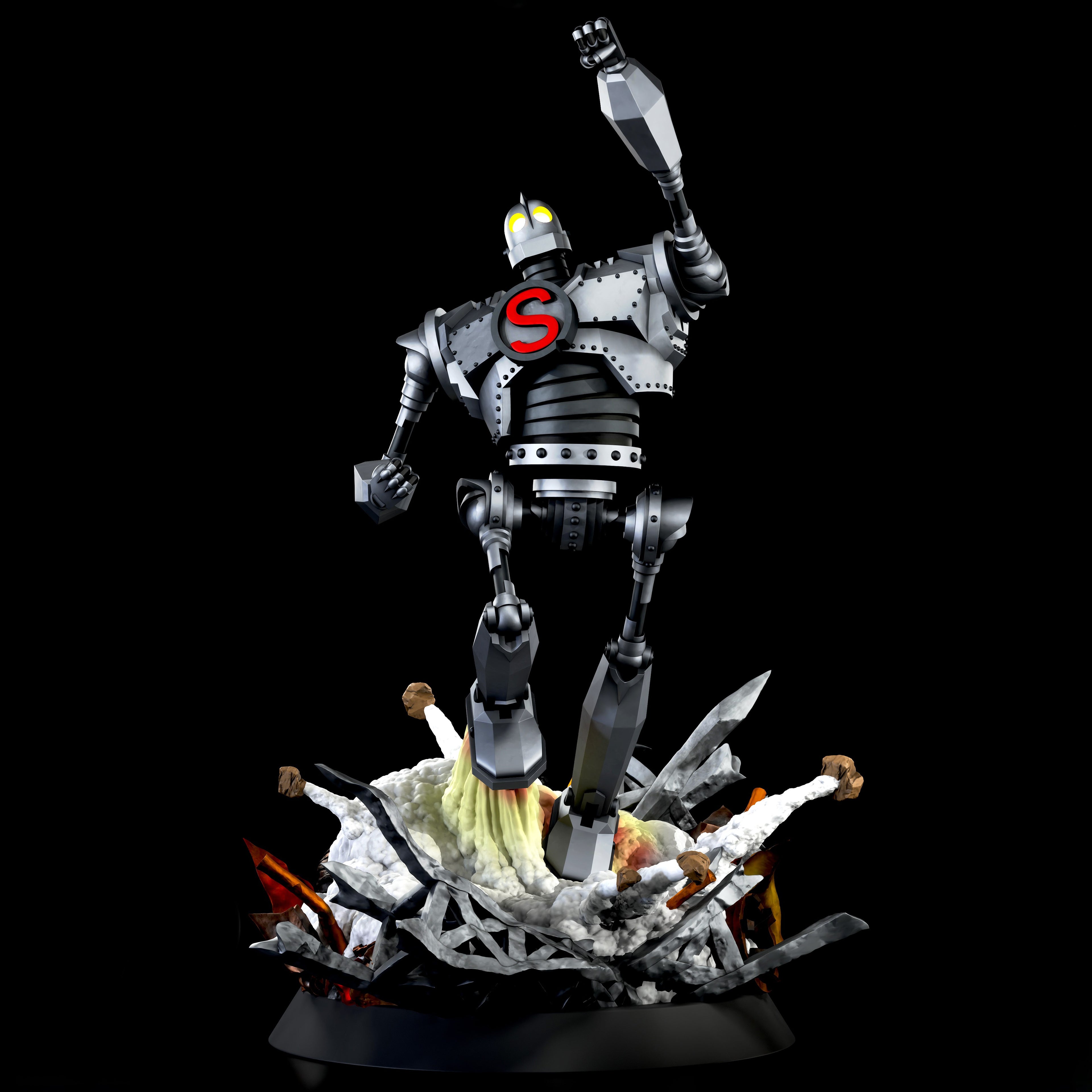 Black Window Figurine