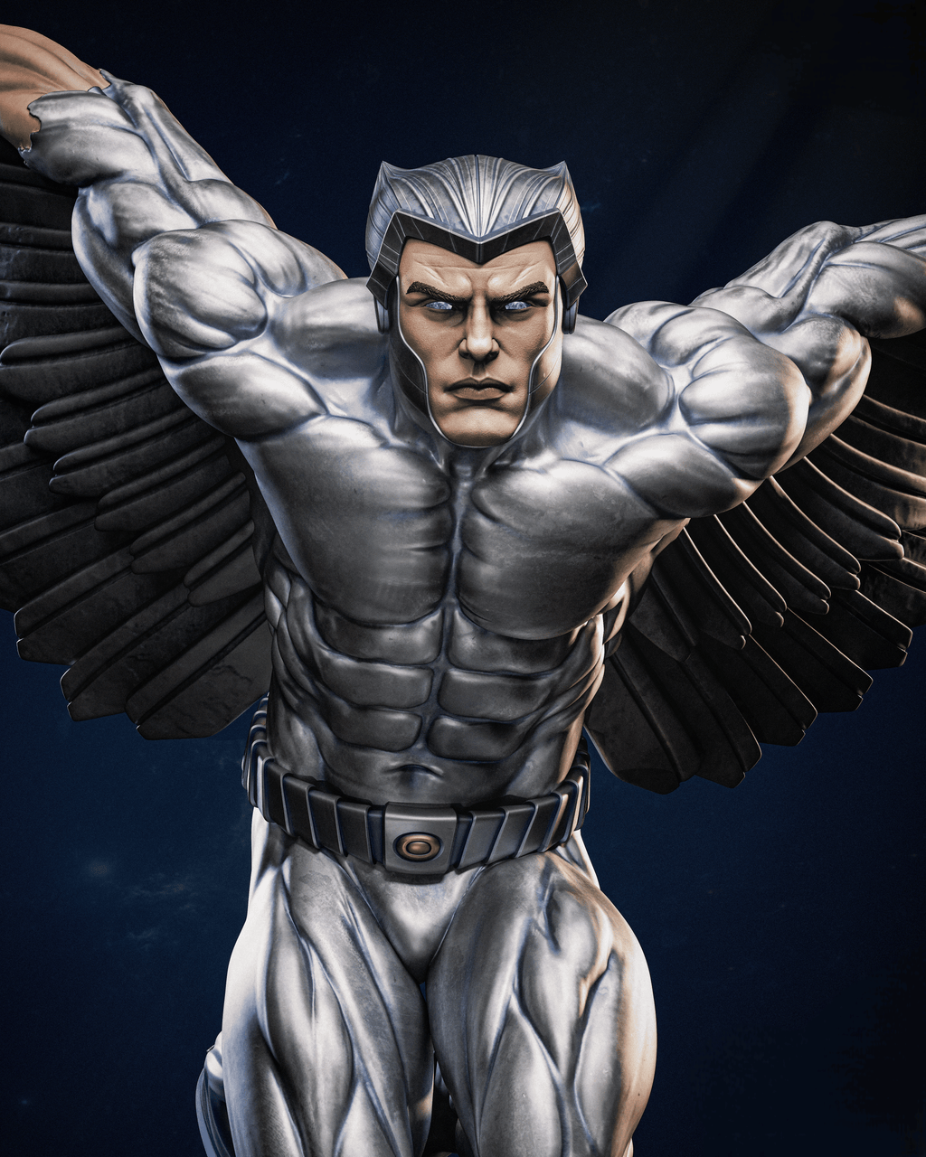 Figurine Hawkman – Statue Collector Inspirée du Guerrier Ailé