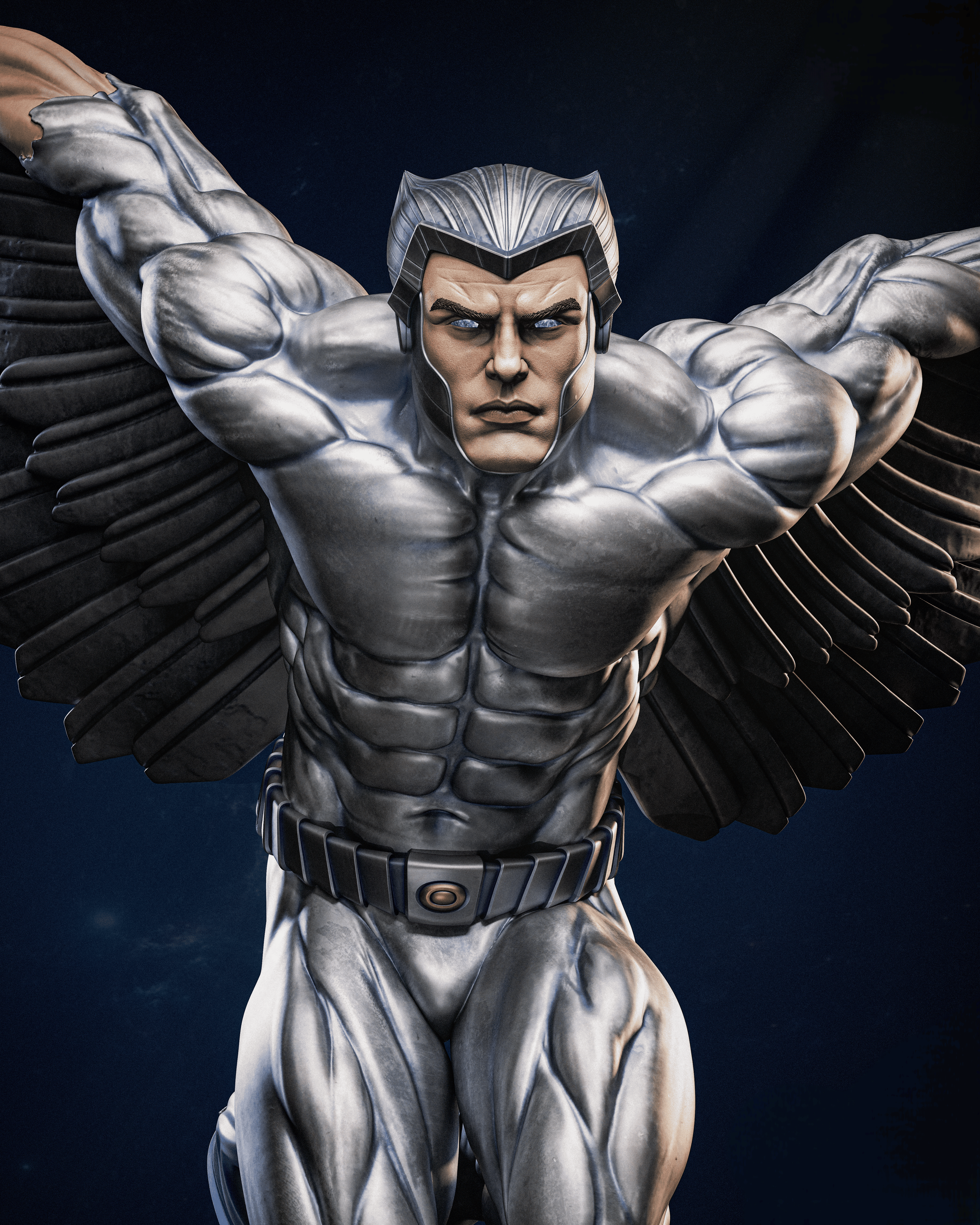 Figurine Hawkman – Statue Collector Inspirée du Guerrier Ailé