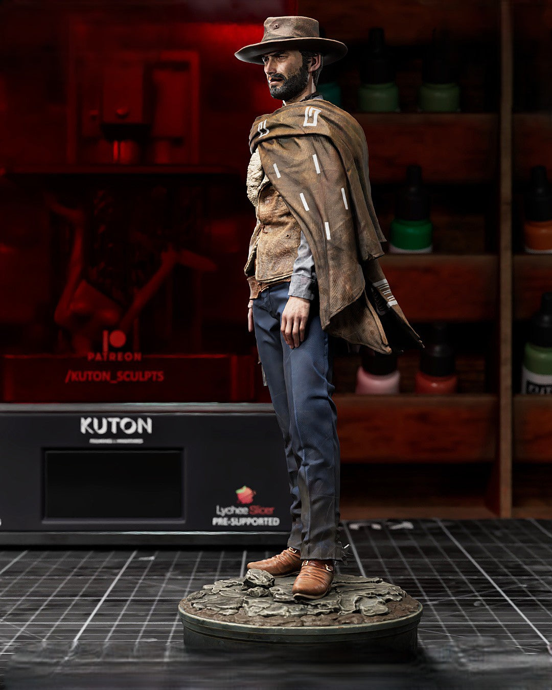 Figurine Clint Eastwood – Le Bon, la Brute et le Truand IR3D