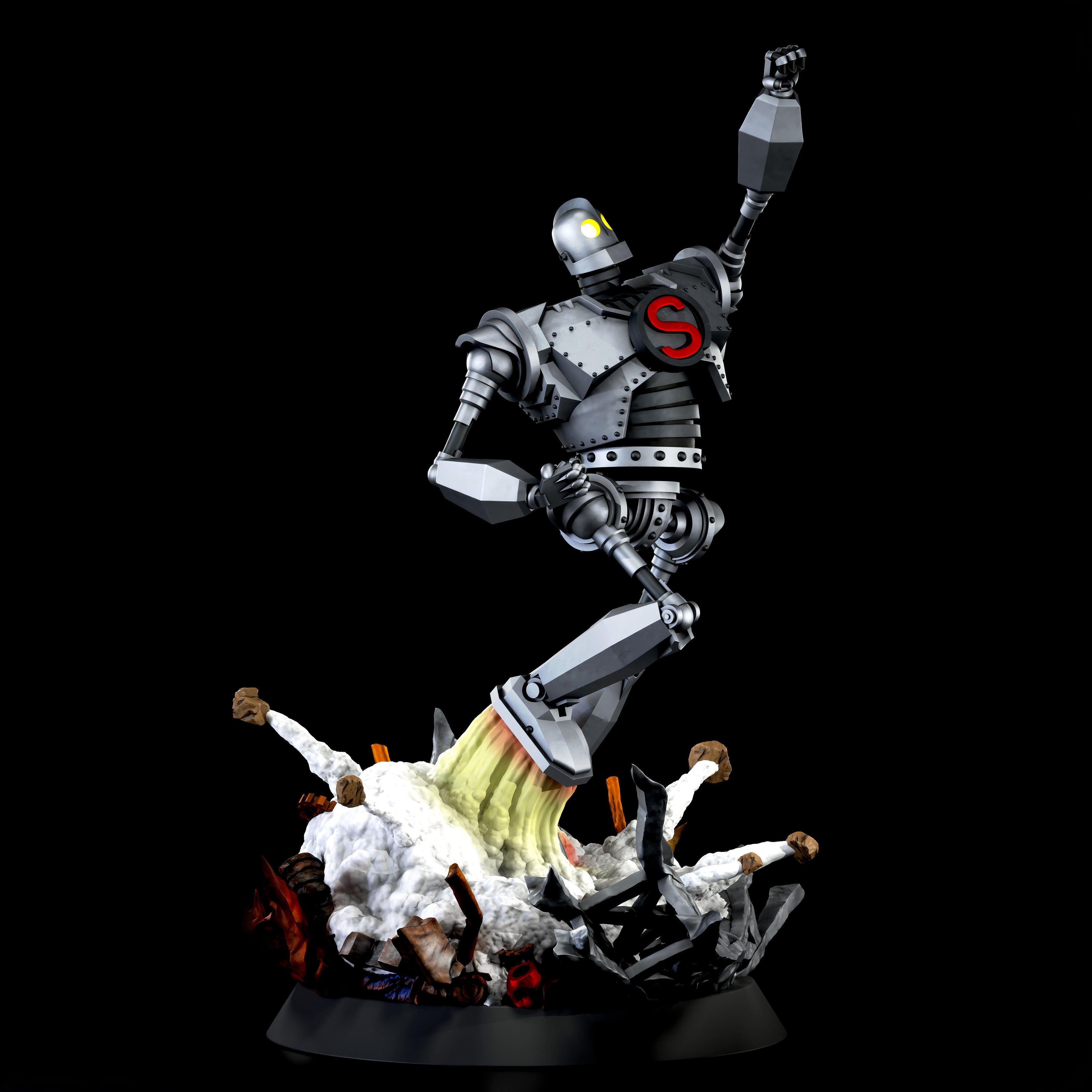 Black Window Figurine