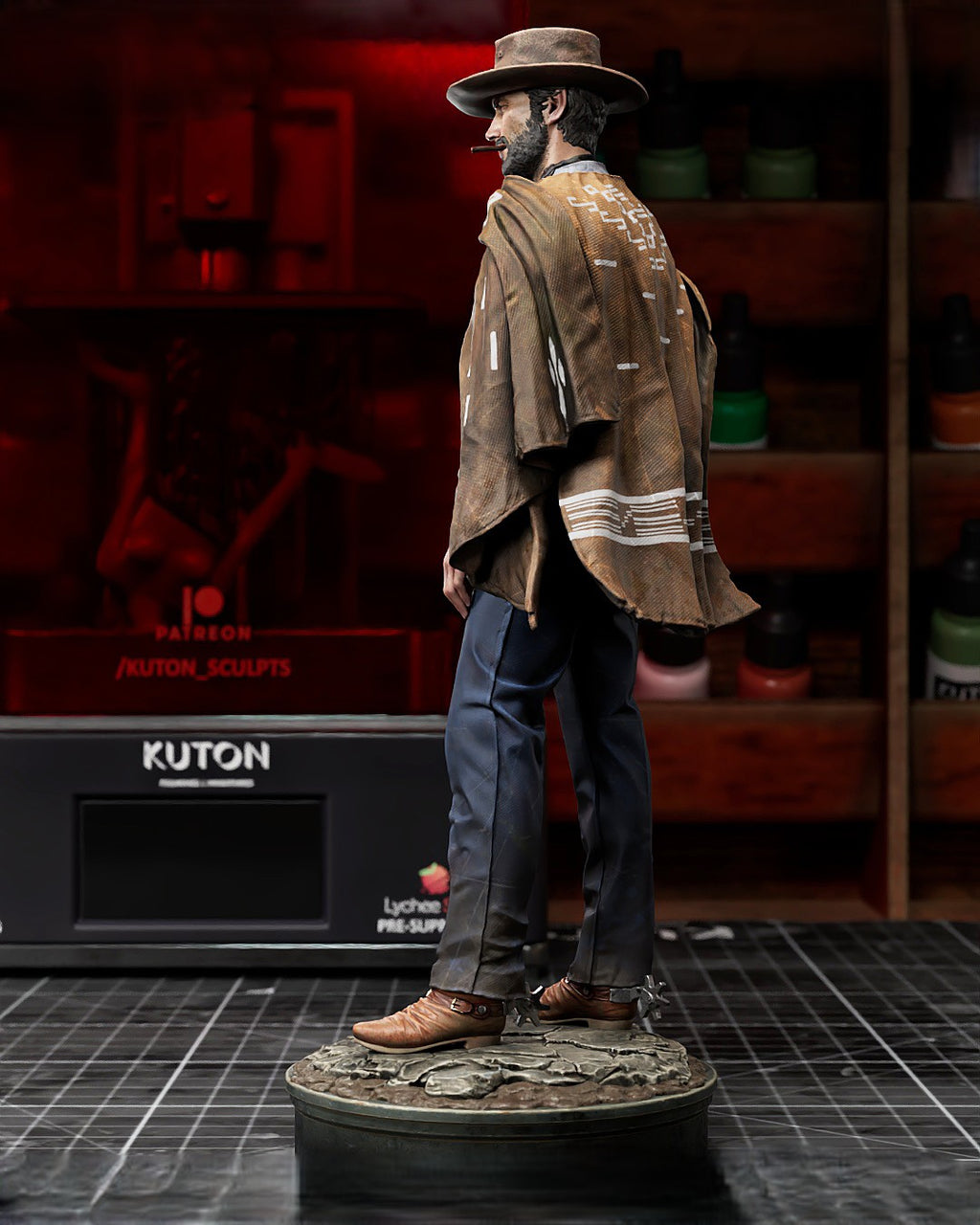 Figurine Clint Eastwood – Le Bon, la Brute et le Truand IR3D