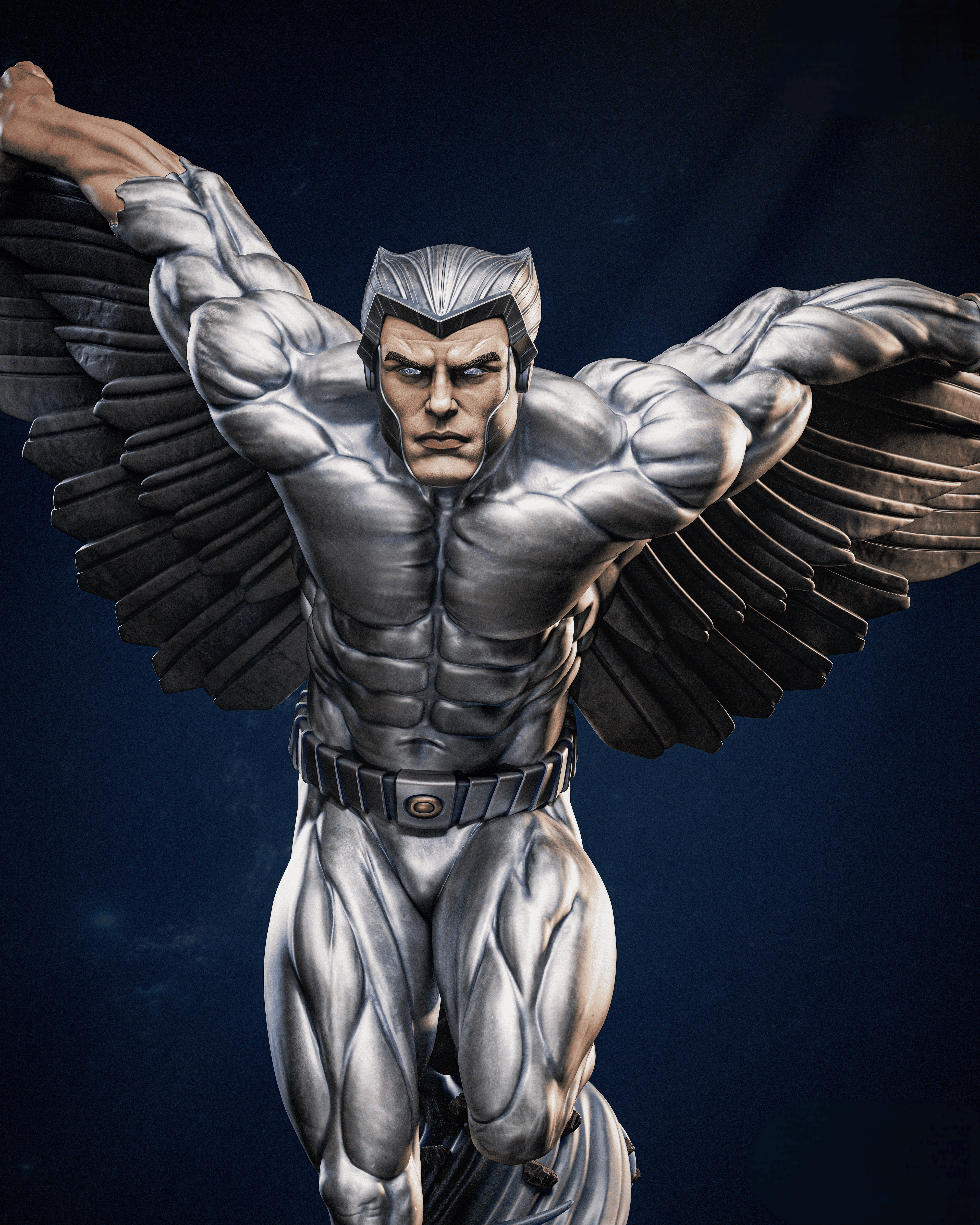 Figurine Hawkman – Statue Collector Inspirée du Guerrier Ailé