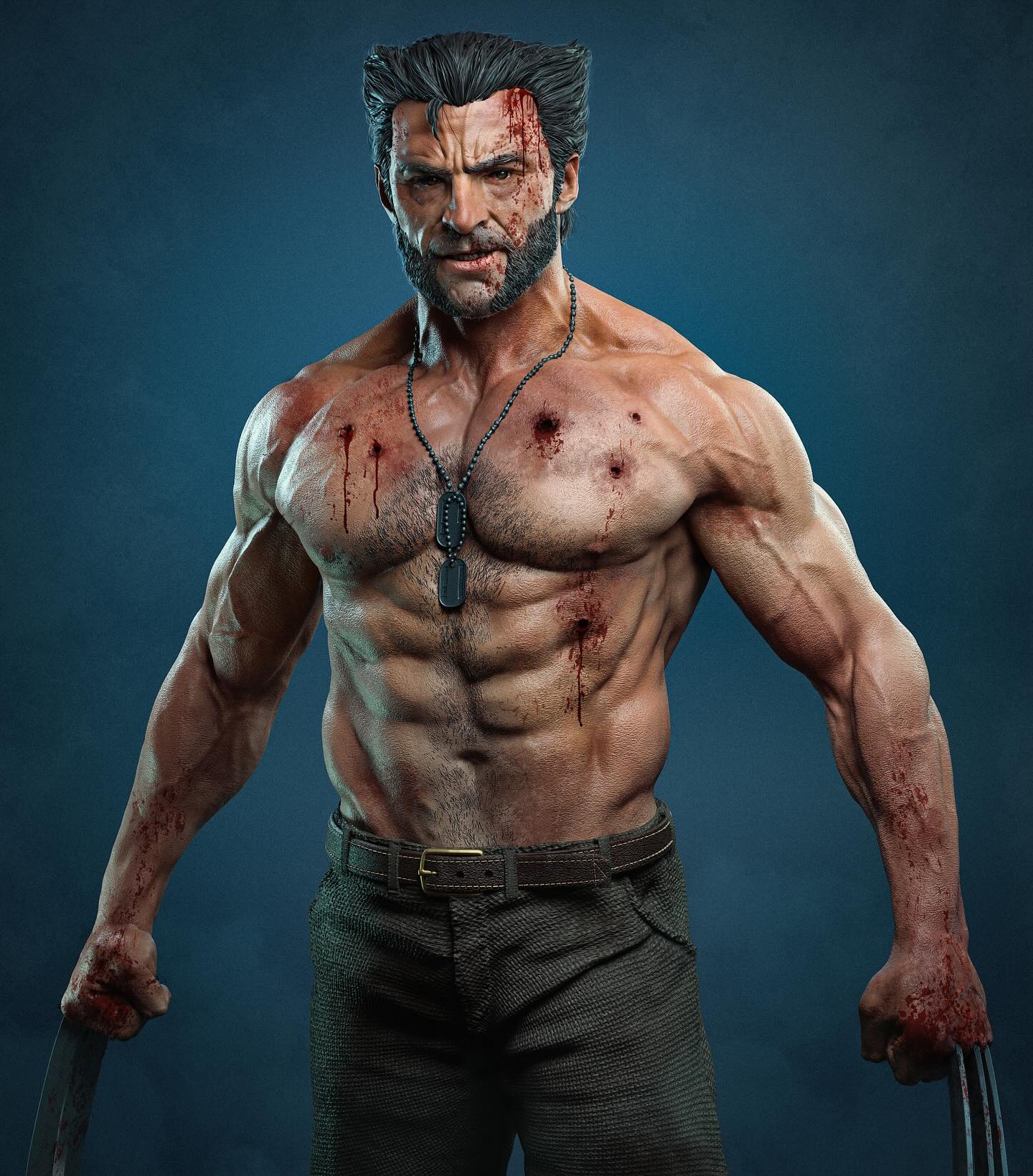 Figurine Wolverine – Marvel Comics – Statue Résine 3D Haute Définition