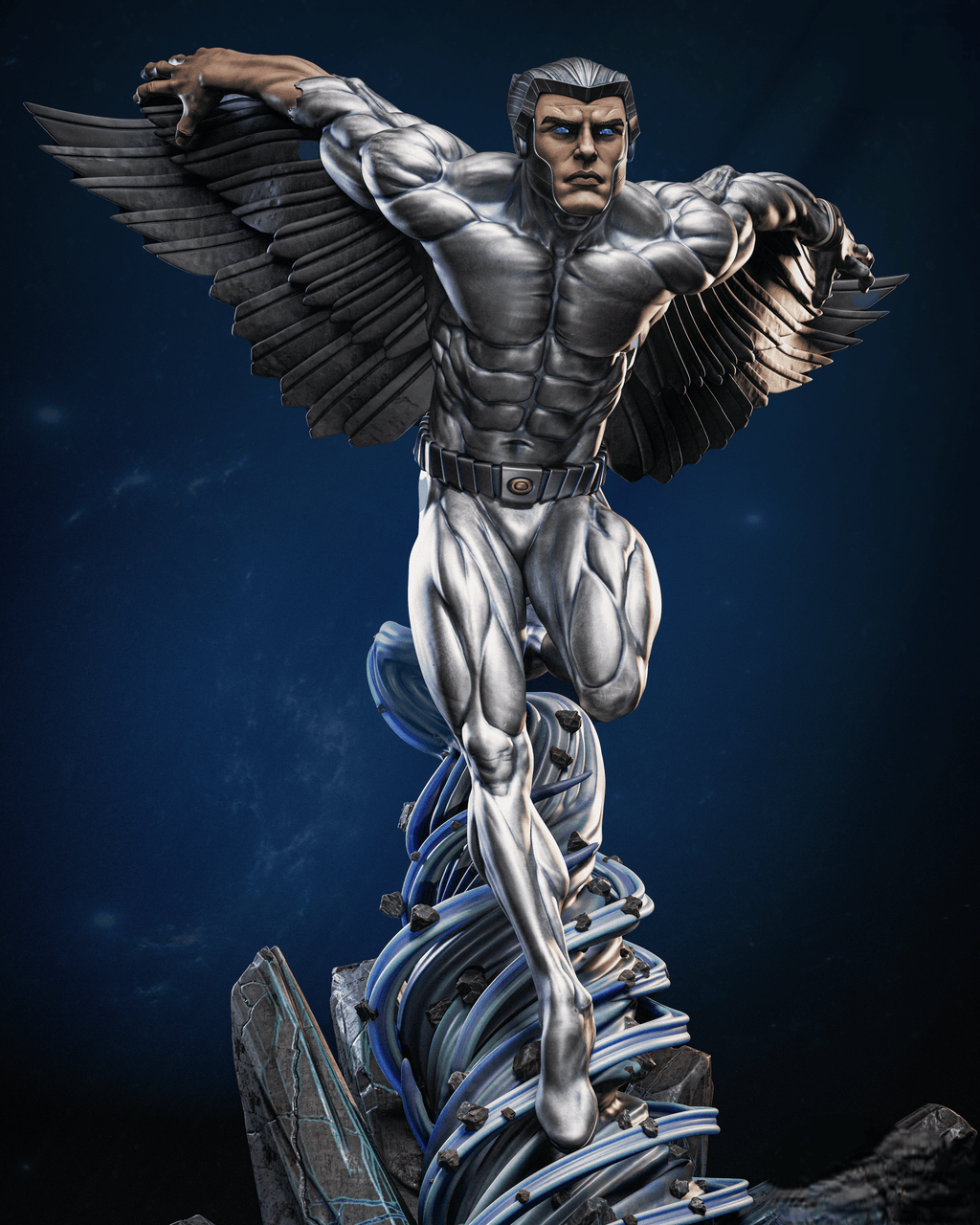 Figurine Hawkman – Statue Collector Inspirée du Guerrier Ailé