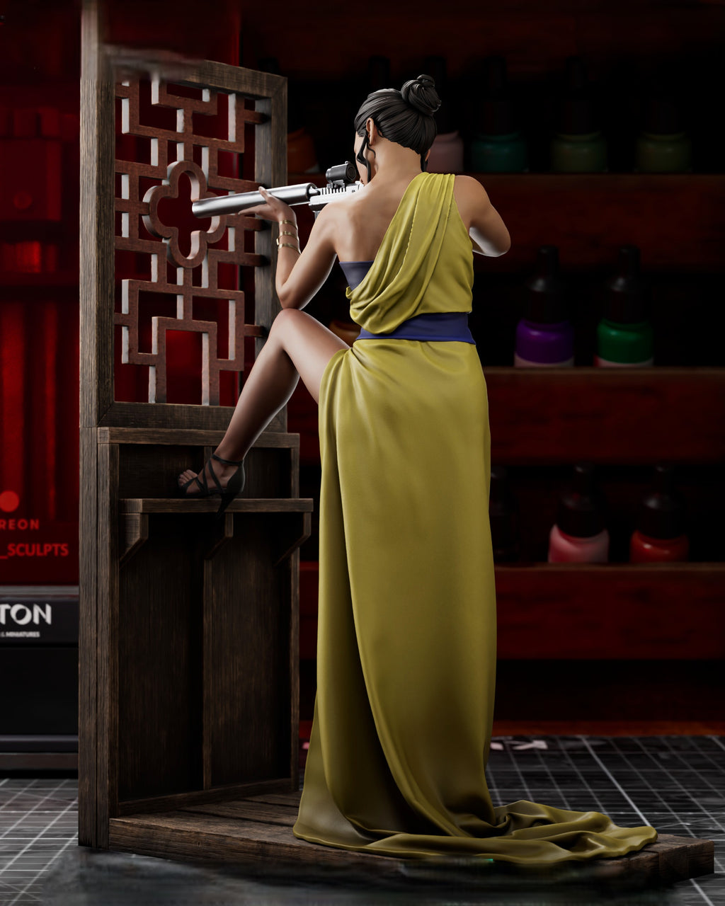 Fichier STL  Ilsa Faust - Modèle Inspiré Mission Impossible