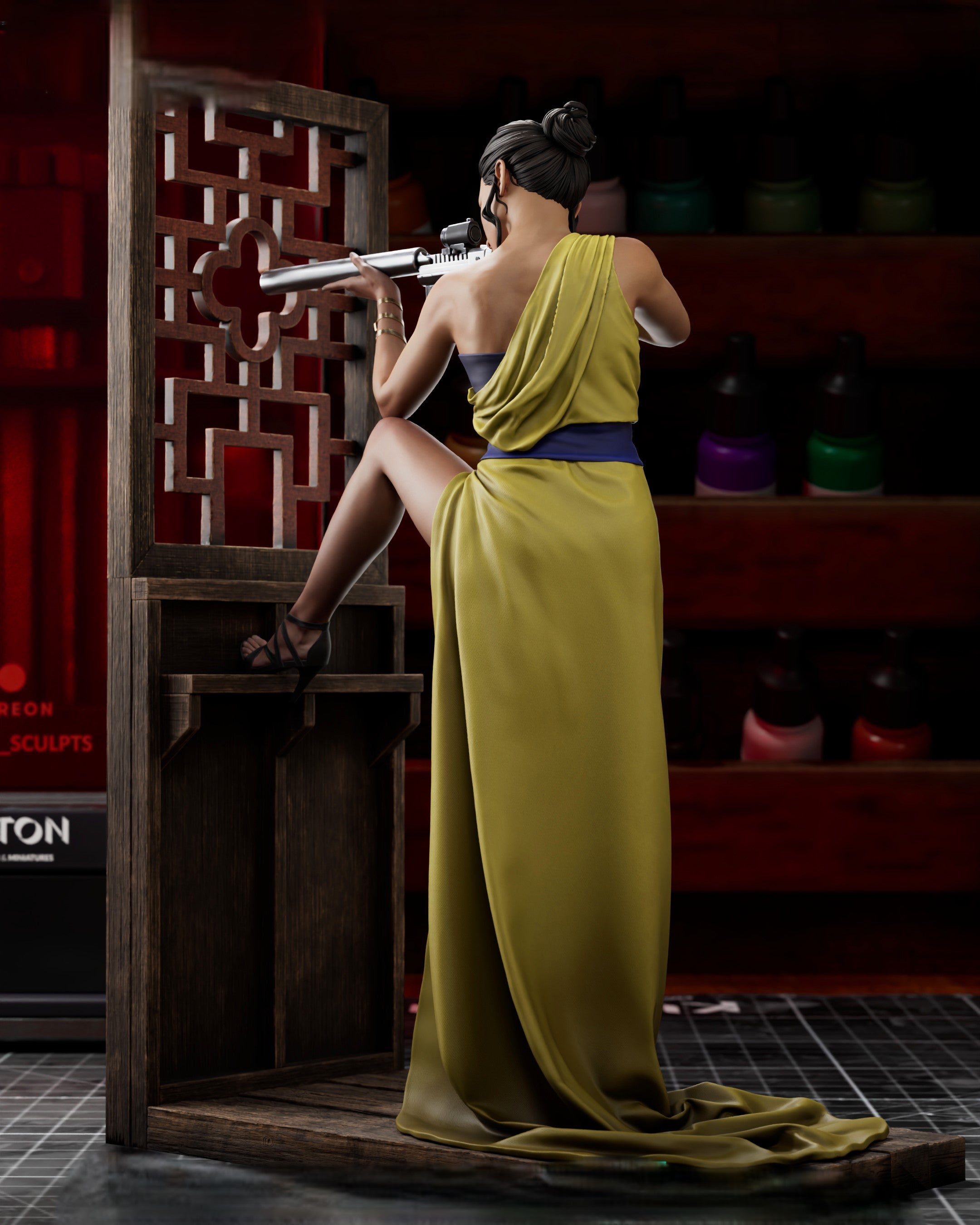 Fichier STL  Ilsa Faust - Modèle Inspiré Mission Impossible