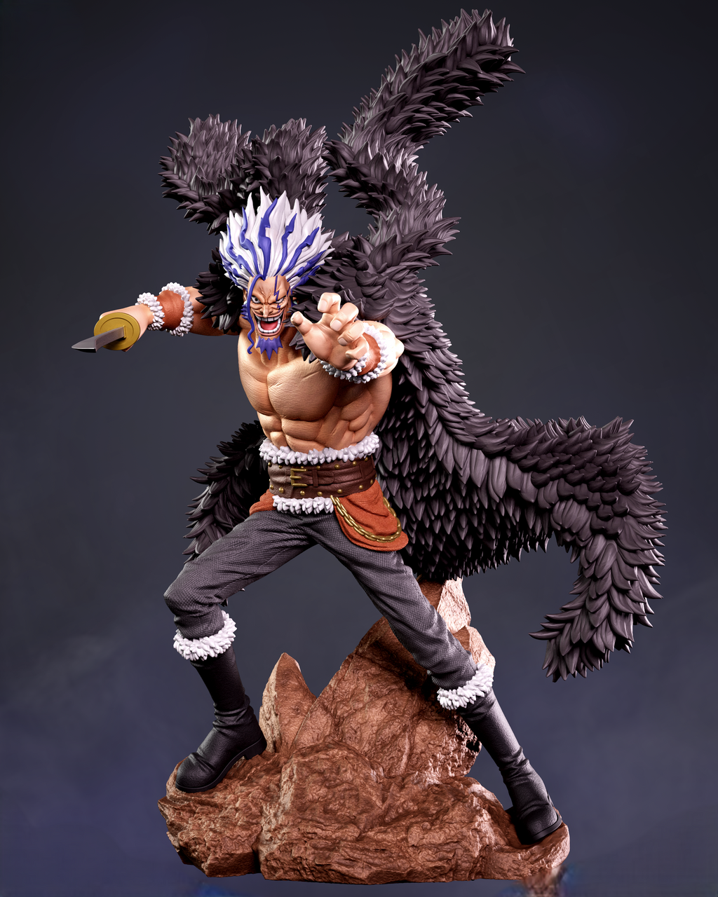 Black Window Figurine