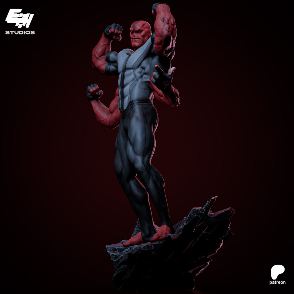 Figurine Four Arms – Ben 10 | Statue Résine 3D Collector IR3D