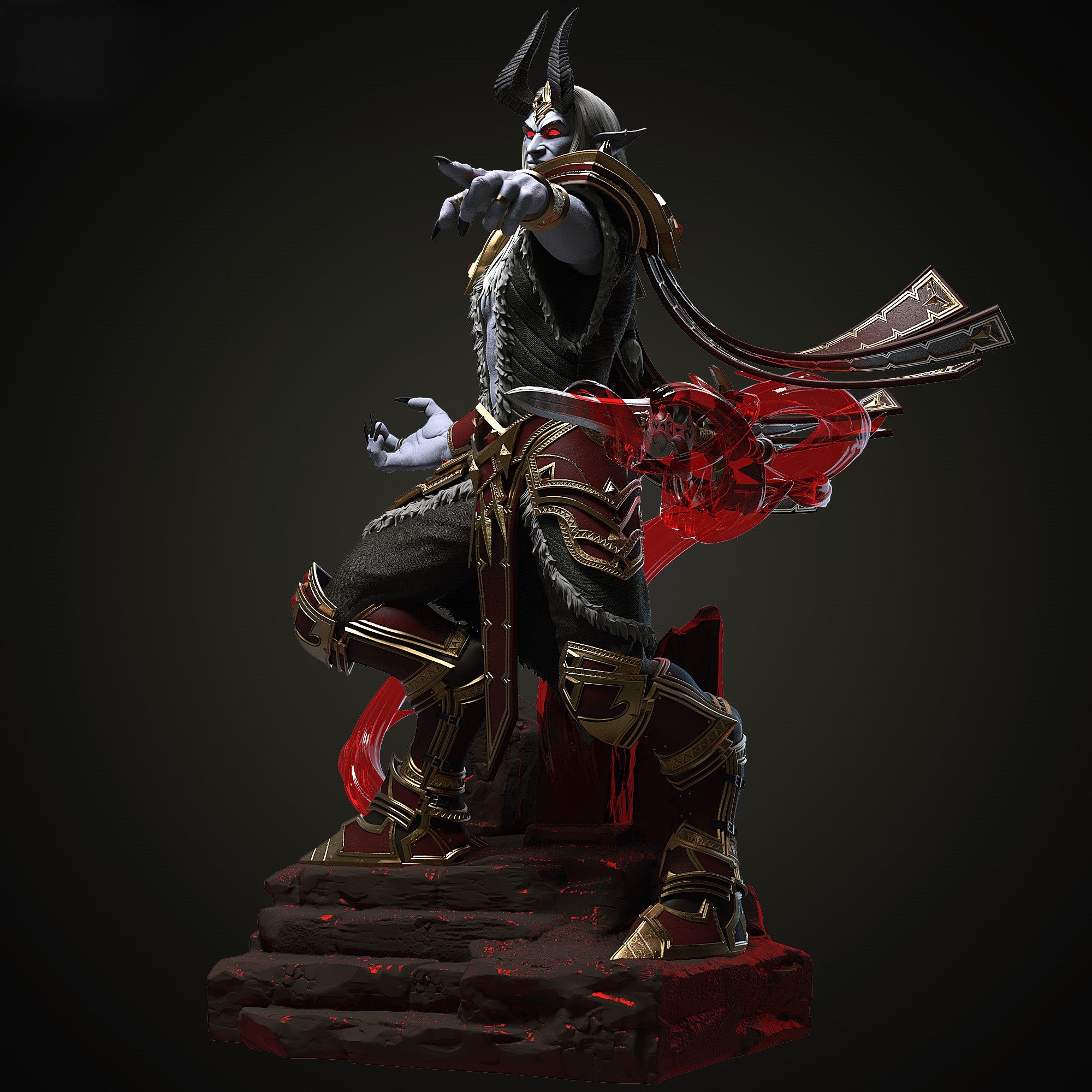 Figurine Denathrius – Statue Collector Inspirée du Souverain des Ombres