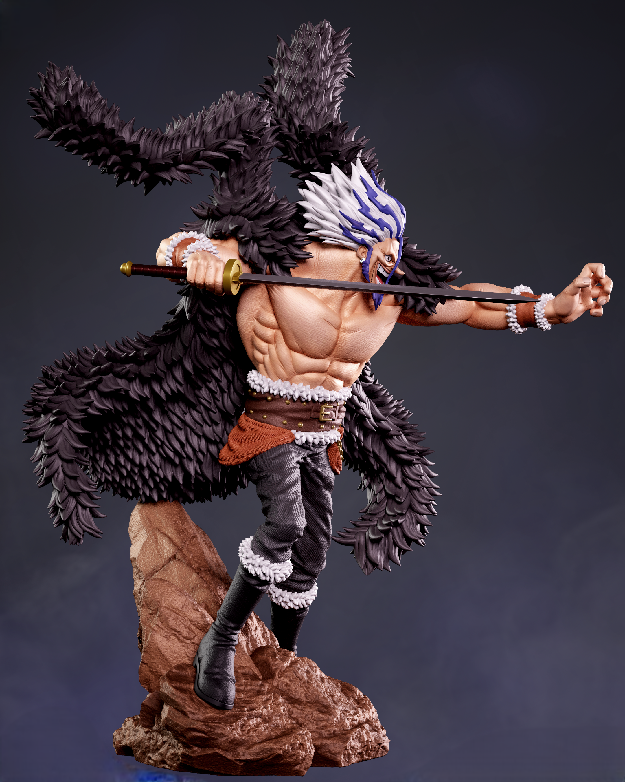 Figurine Rocks D. Xebec One Piece