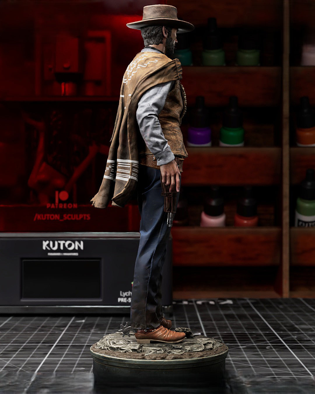 Figurine Clint Eastwood – Le Bon, la Brute et le Truand IR3D