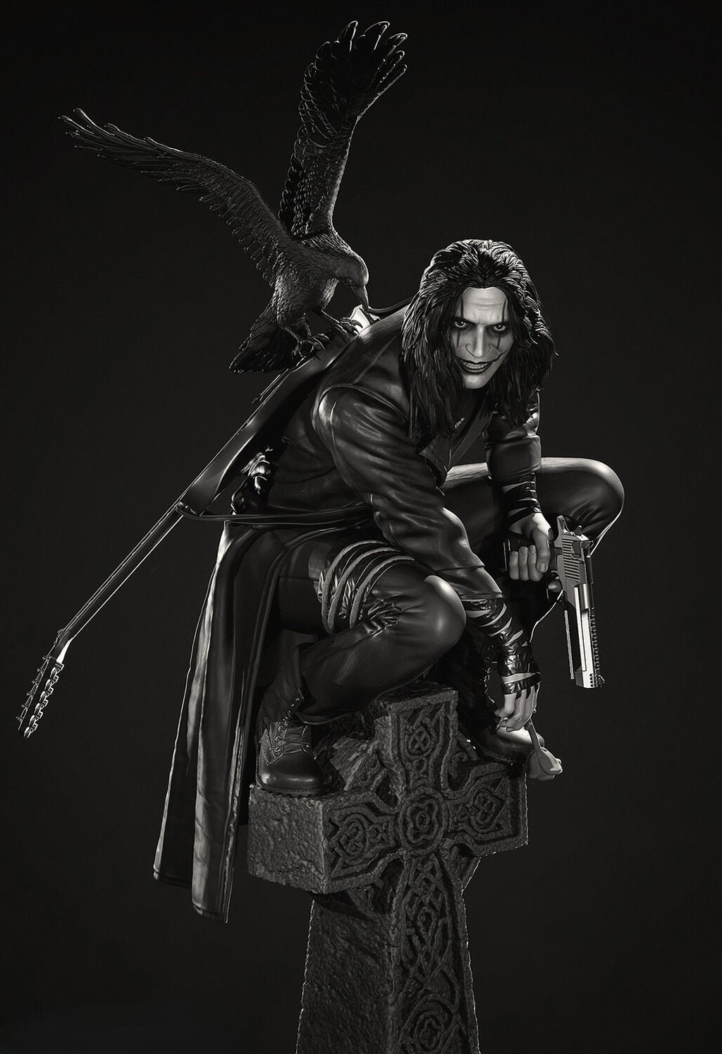 Figurine The Crow - IR3D