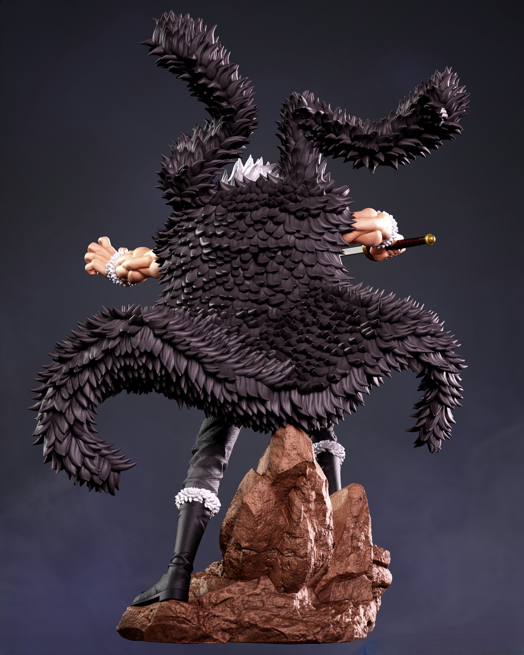 Black Window Figurine