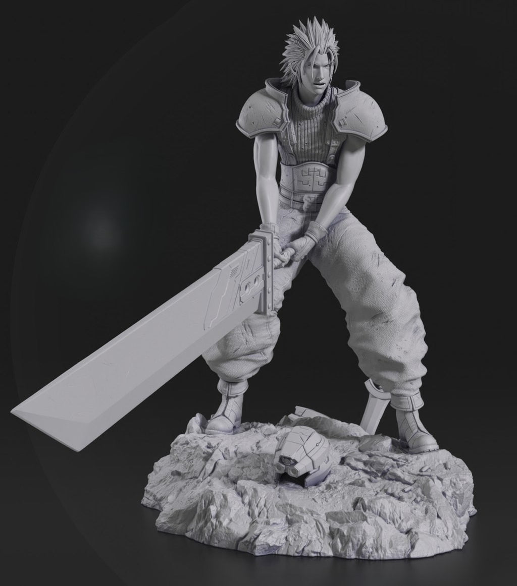 Figurine Zack Fair Final Fantasy VII - IR3D