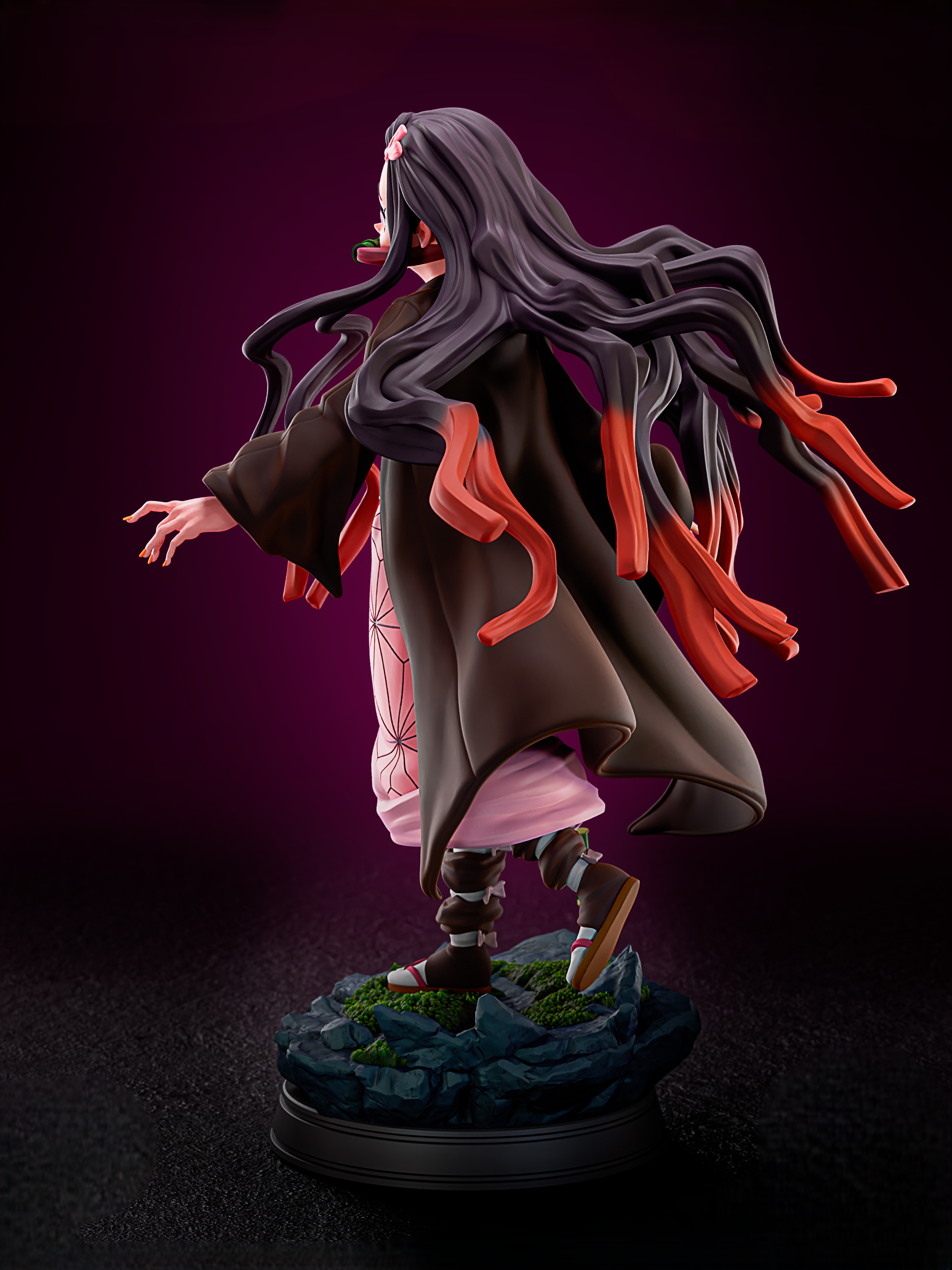 Figurine  Nezuko - Demon Slayer Kimetsu no Yaiba - Manga