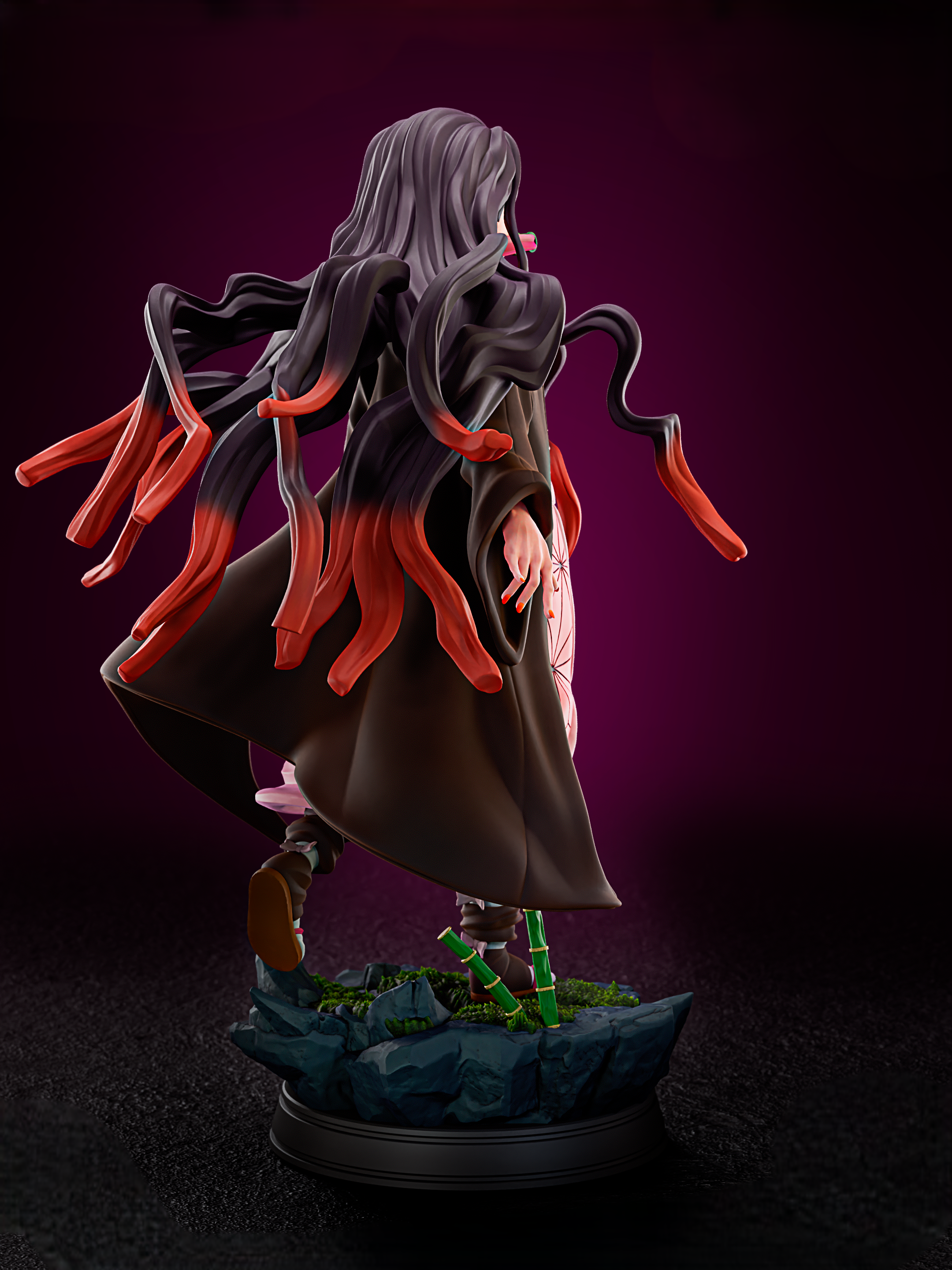 Fichier STL  Nezuko - Demon Slayer Kimetsu no Yaiba - Manga