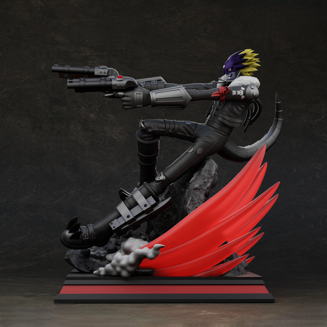 Black Window Figurine