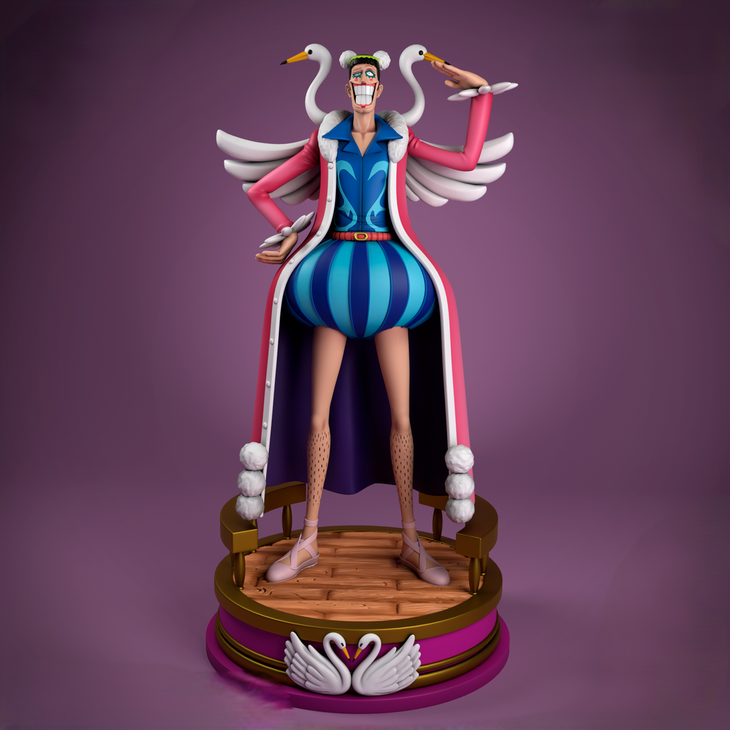 Figurine Bentham (Mr. 2 Bon Clay) – One Piece | Résine 3D IR3D