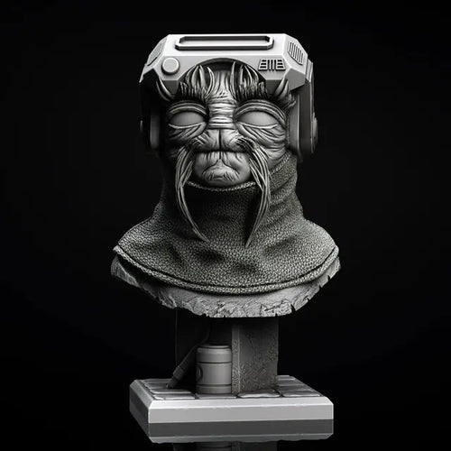 Fichier STL Buste Babu Frik Star Wars – modèle 3D