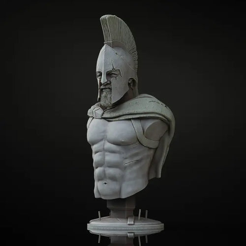 Fichier STL Buste Battle Leonidas – modèle 3D