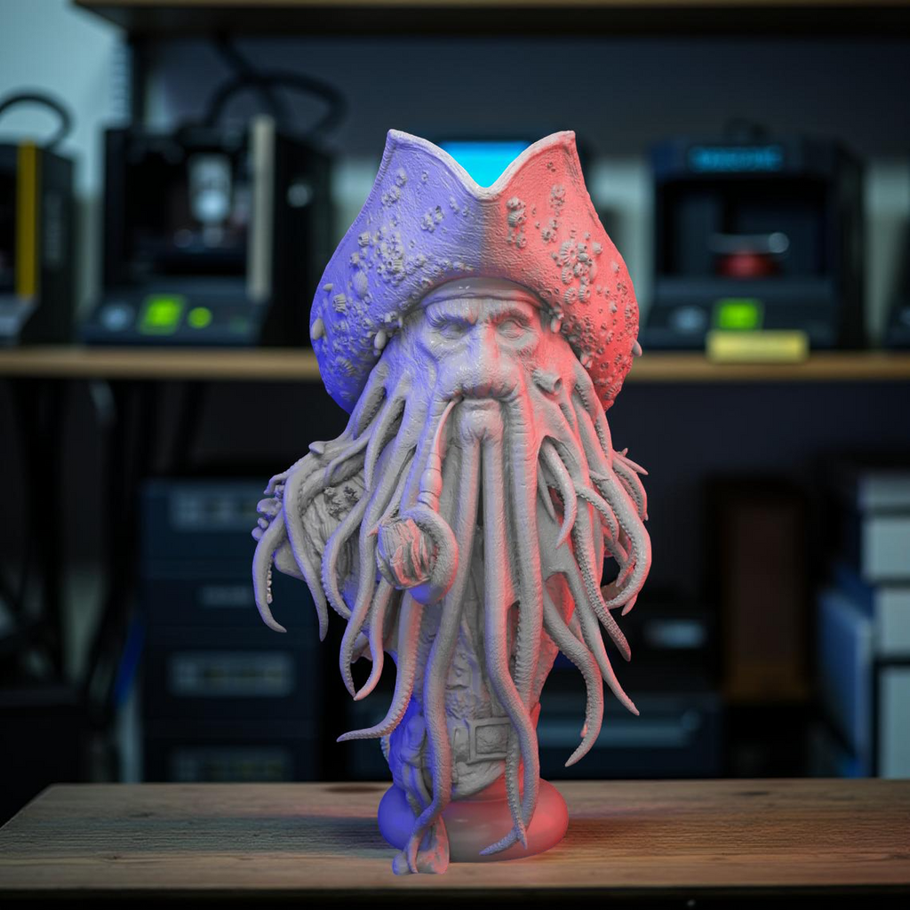 Buste Davy Jones - IR3D