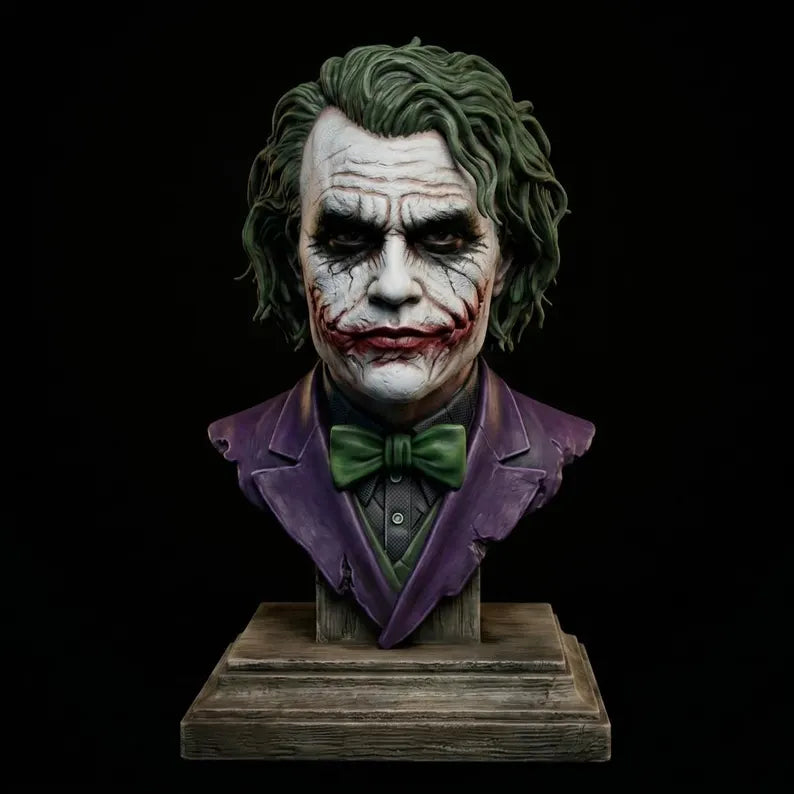 Buste Joker – The Dark Knight – Statue Résine 3D Haute Définition