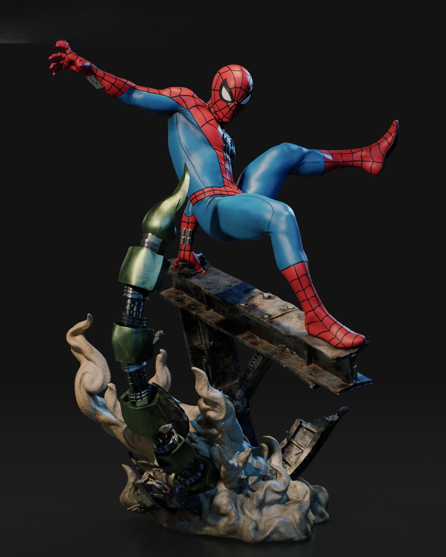 Figurine Spider-Man – Statue de Collection en Résine IR3D