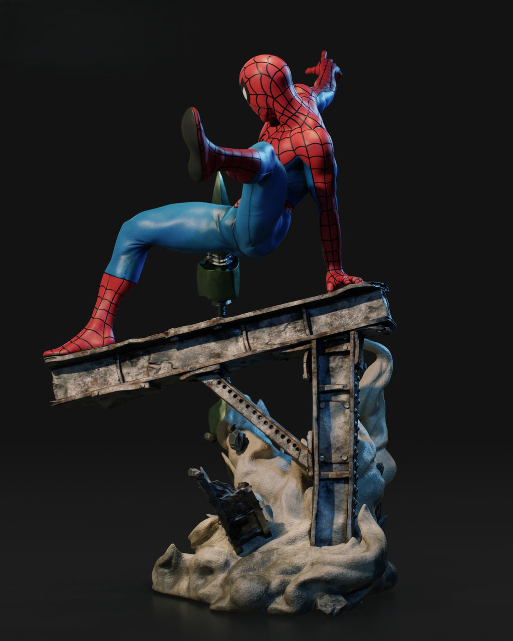 Figurine Spider-Man – Statue de Collection en Résine IR3D