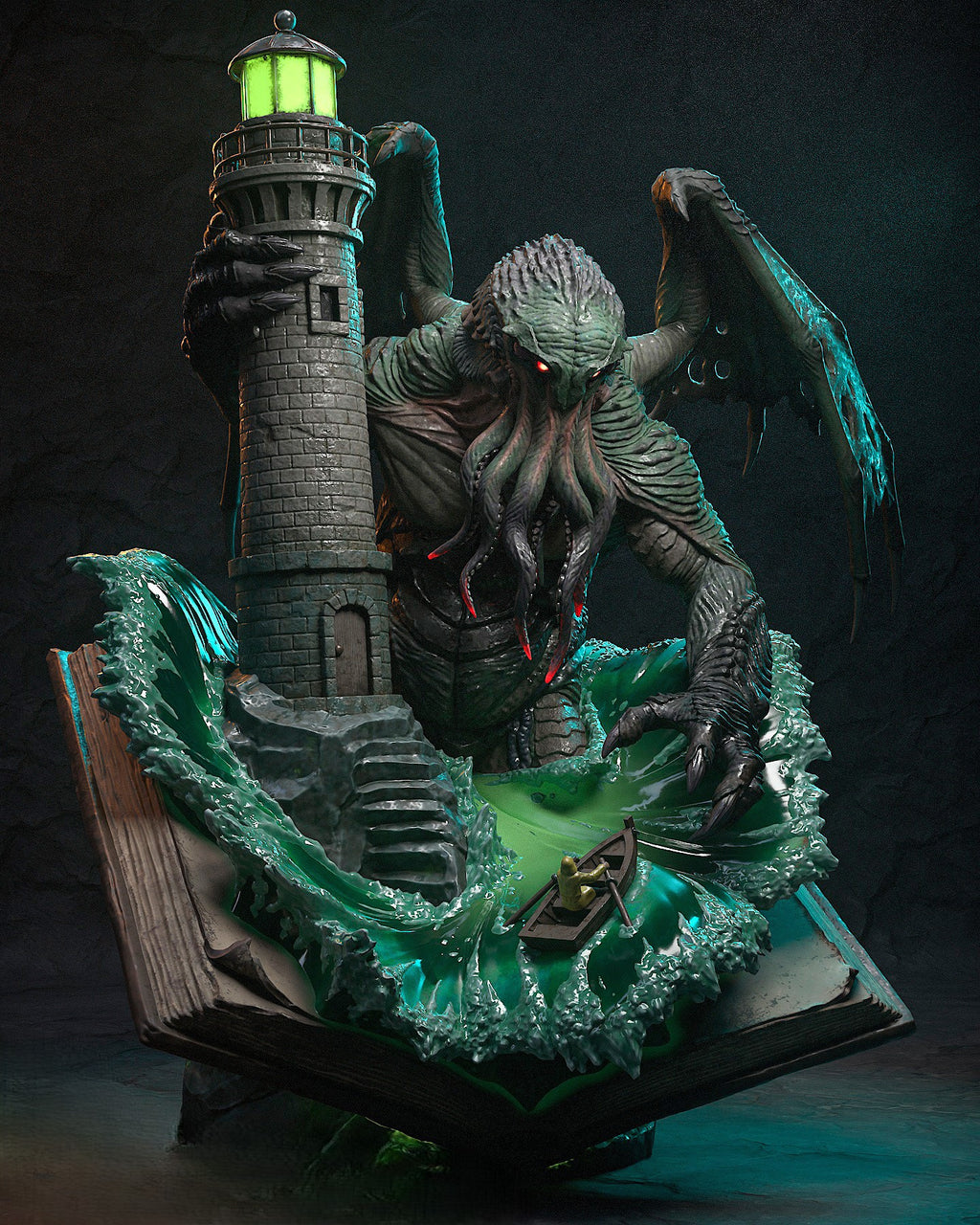 Figurine Cthulhu – Statue Résine Lovecraft