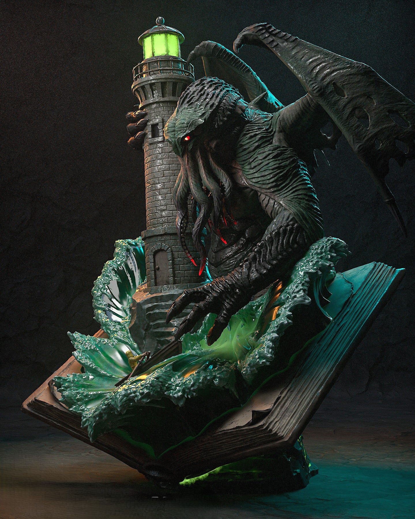Figurine Cthulhu – Statue Résine Lovecraft